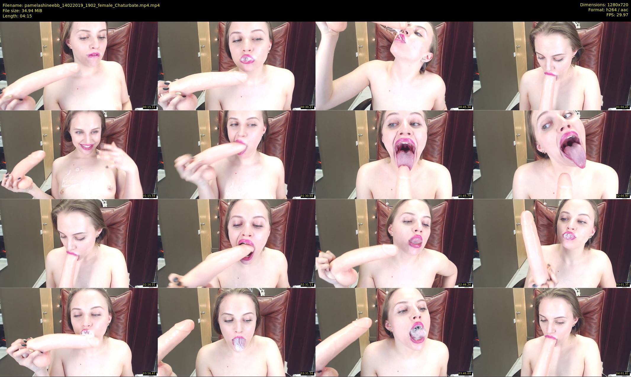 pamelashineebb — 5 minute Chaturbate female cam show recording, 720p, Feb 14, 2019