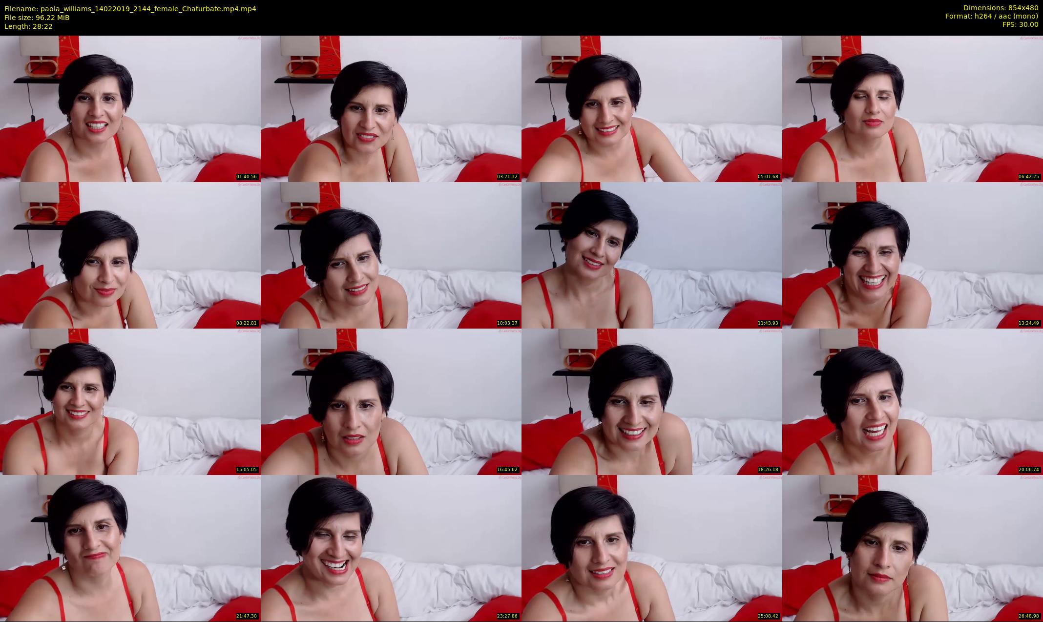 paola_williams — 29 minute Chaturbate female cam show recording, 480p, Feb 14, 2019