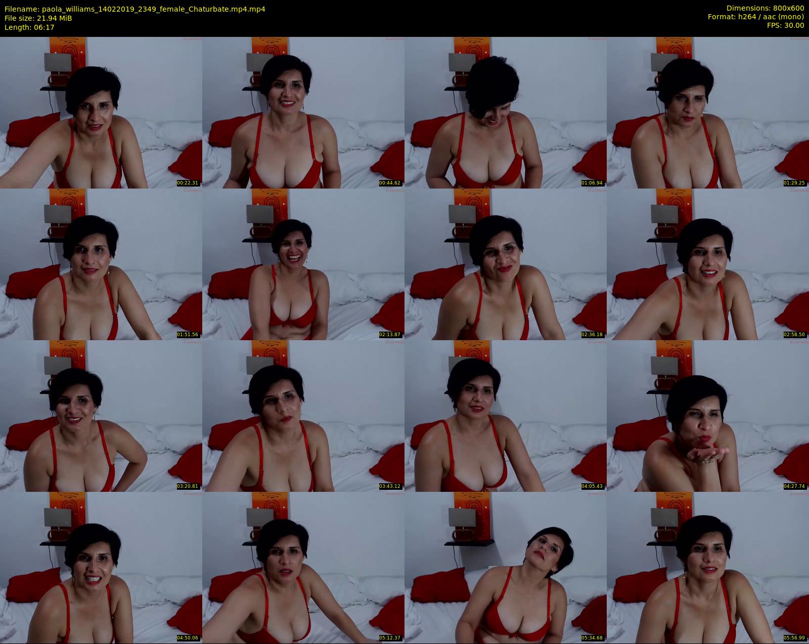 paola_williams — 7 minute Chaturbate female cam show recording, 480p, Feb 14, 2019