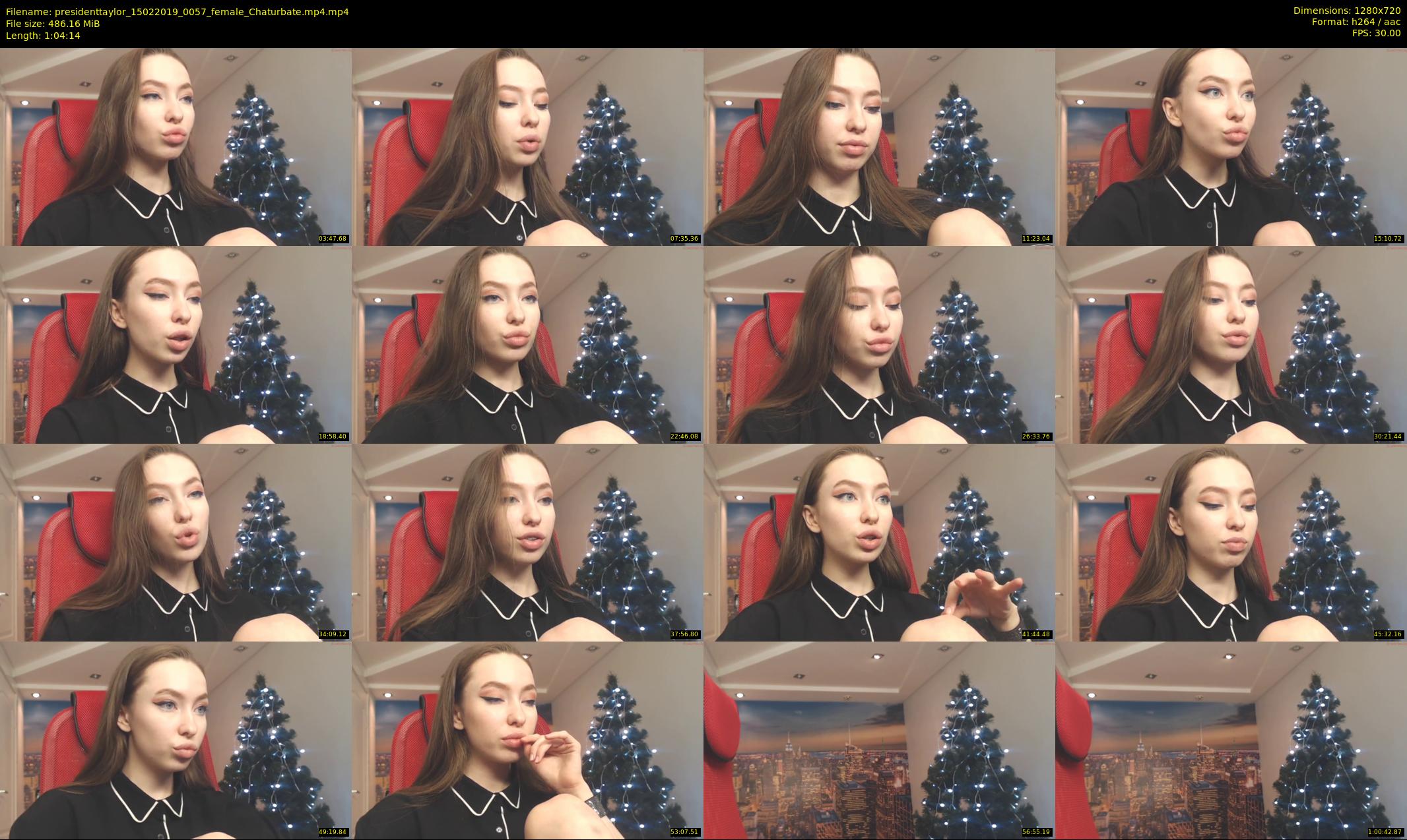 presidenttaylor — 65 minute Chaturbate female cam show recording, 720p, Feb 15, 2019