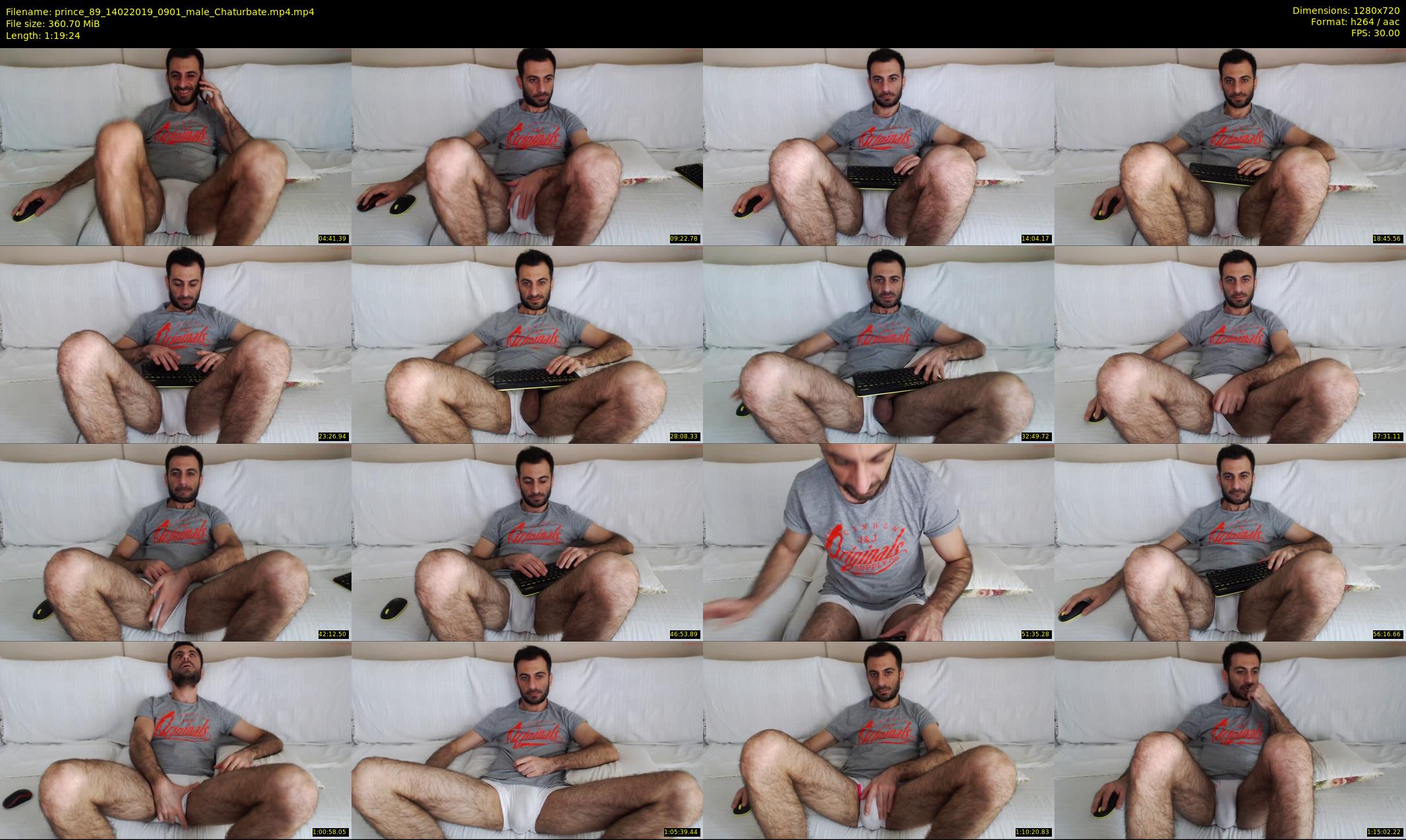 prince_89 — 80 minute Chaturbate male cam show recording, 720p, Feb 14, 2019