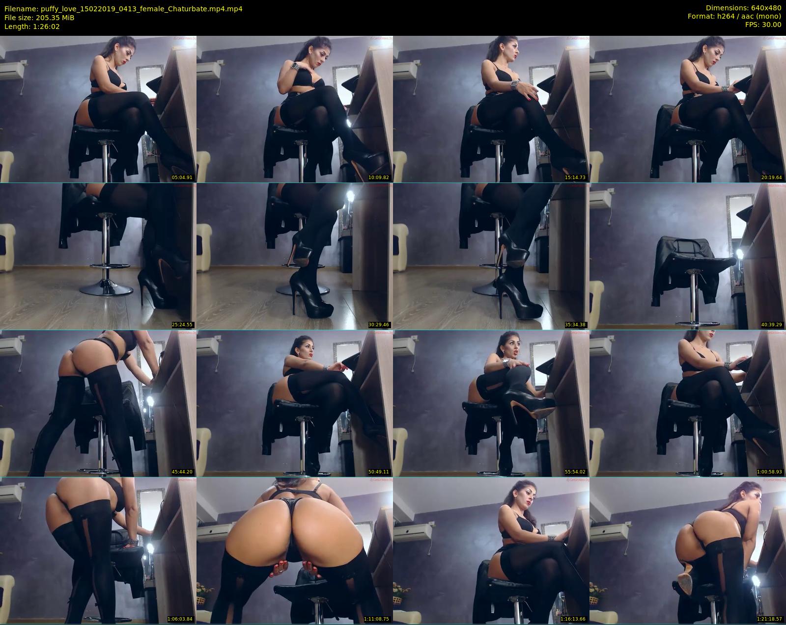 puffy_love — 87 minute Chaturbate female cam show recording, 480p, Feb 15, 2019