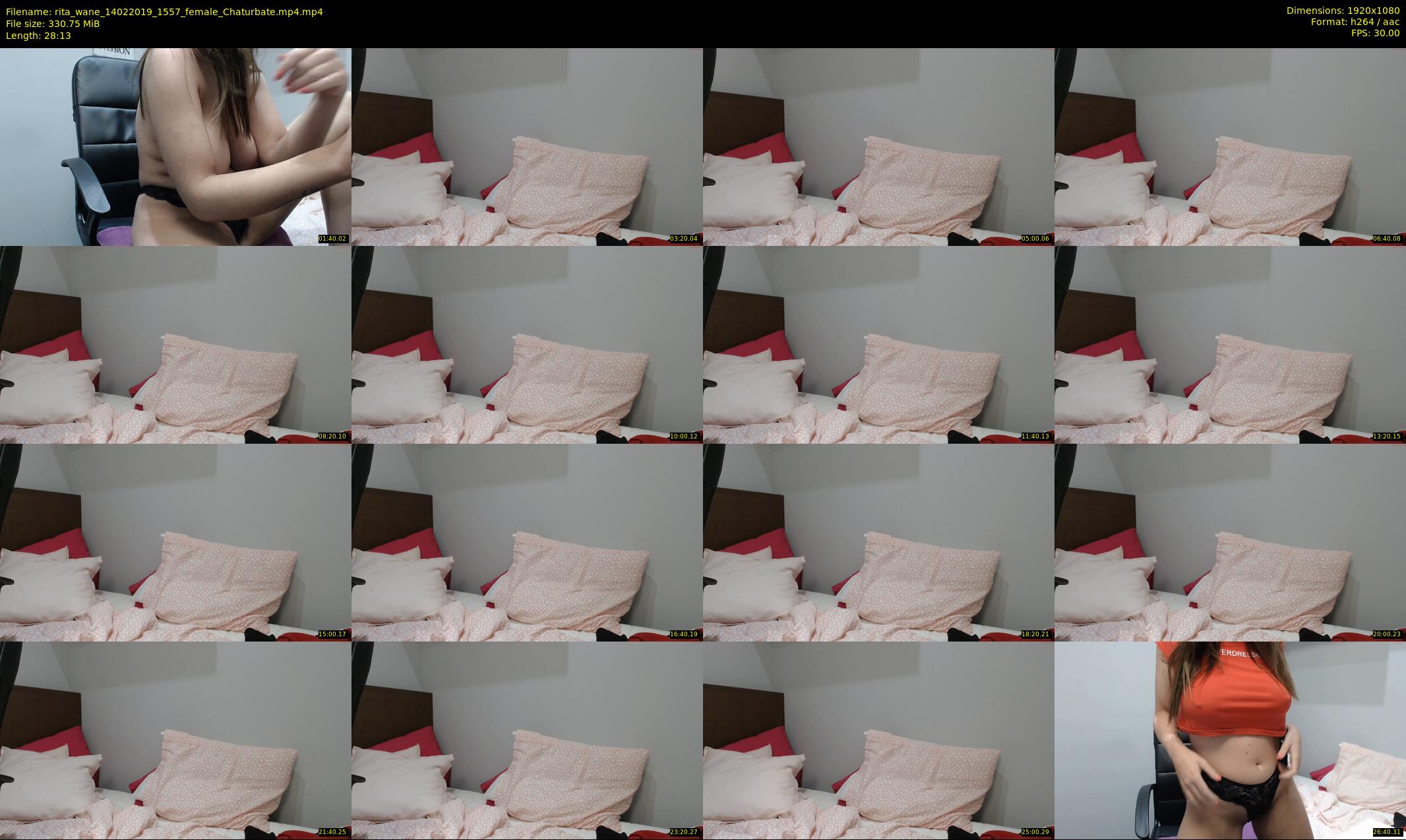 rita_wane — 29 minute Chaturbate female cam show recording, 1080p, Feb 14, 2019