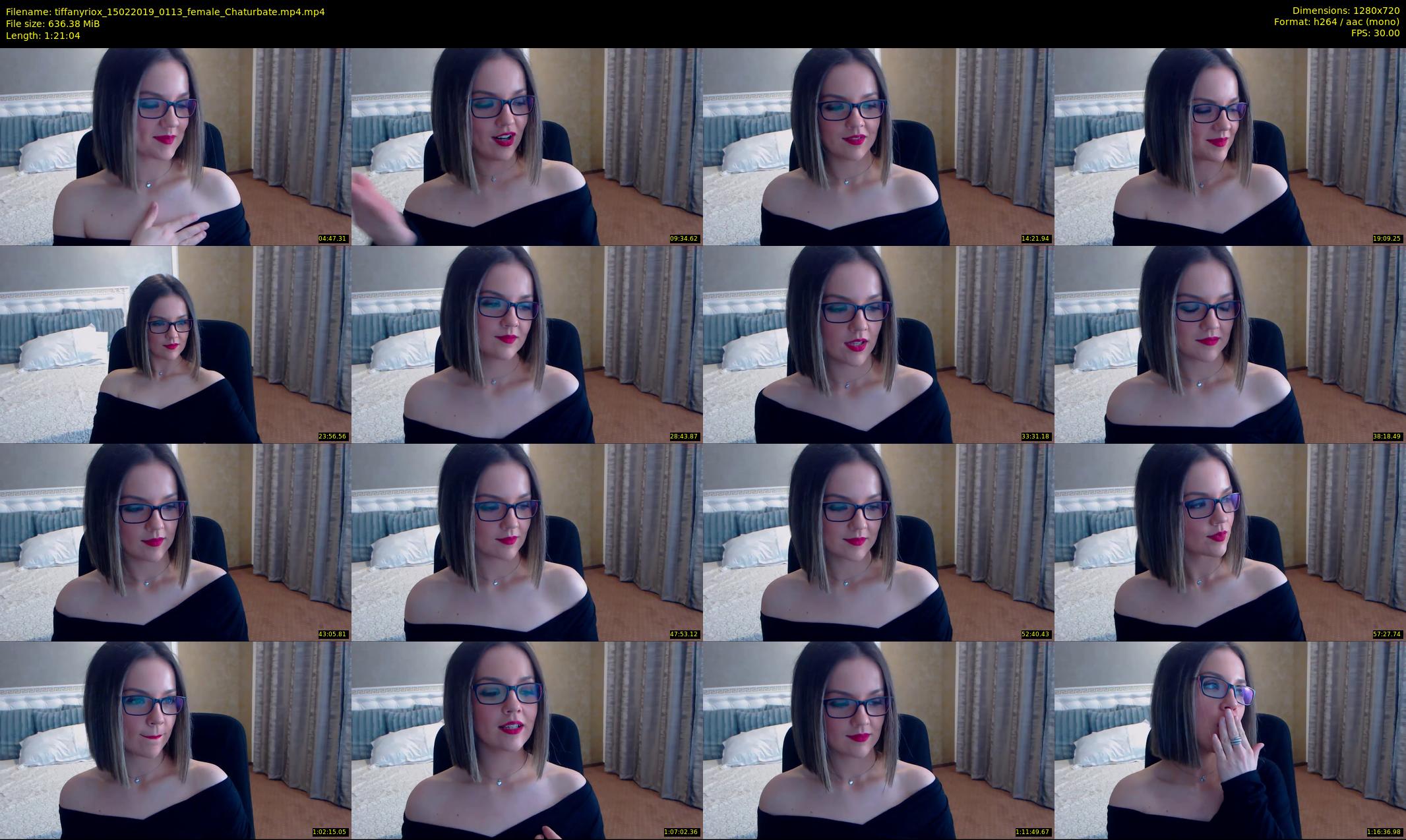 tiffanyriox — 82 minute Chaturbate female cam show recording, 720p, Feb 15, 2019