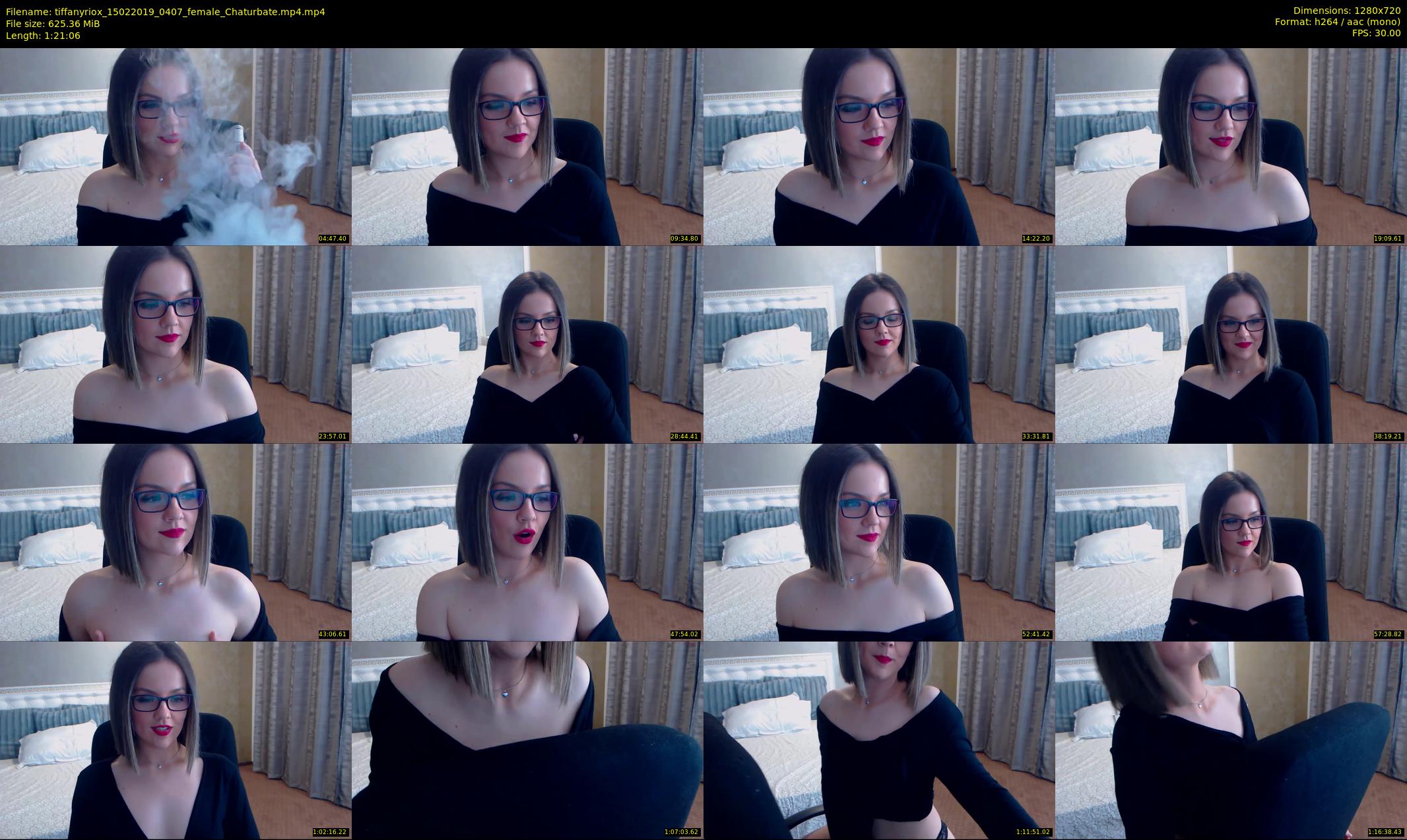 tiffanyriox — 82 minute Chaturbate female cam show recording, 720p, Feb 15, 2019