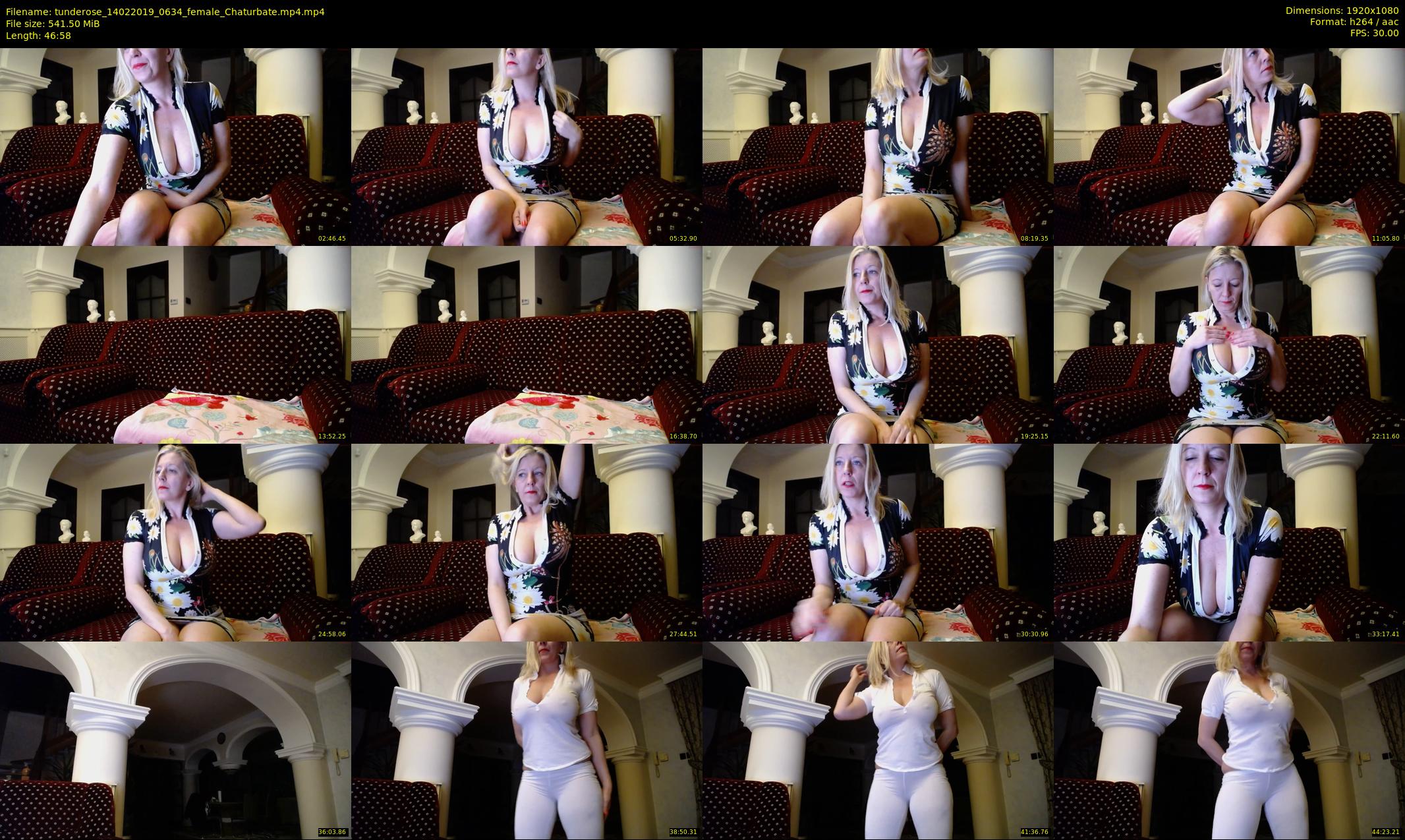 tunderose — 47 minute Chaturbate female cam show recording, 1080p, Feb 14, 2019
