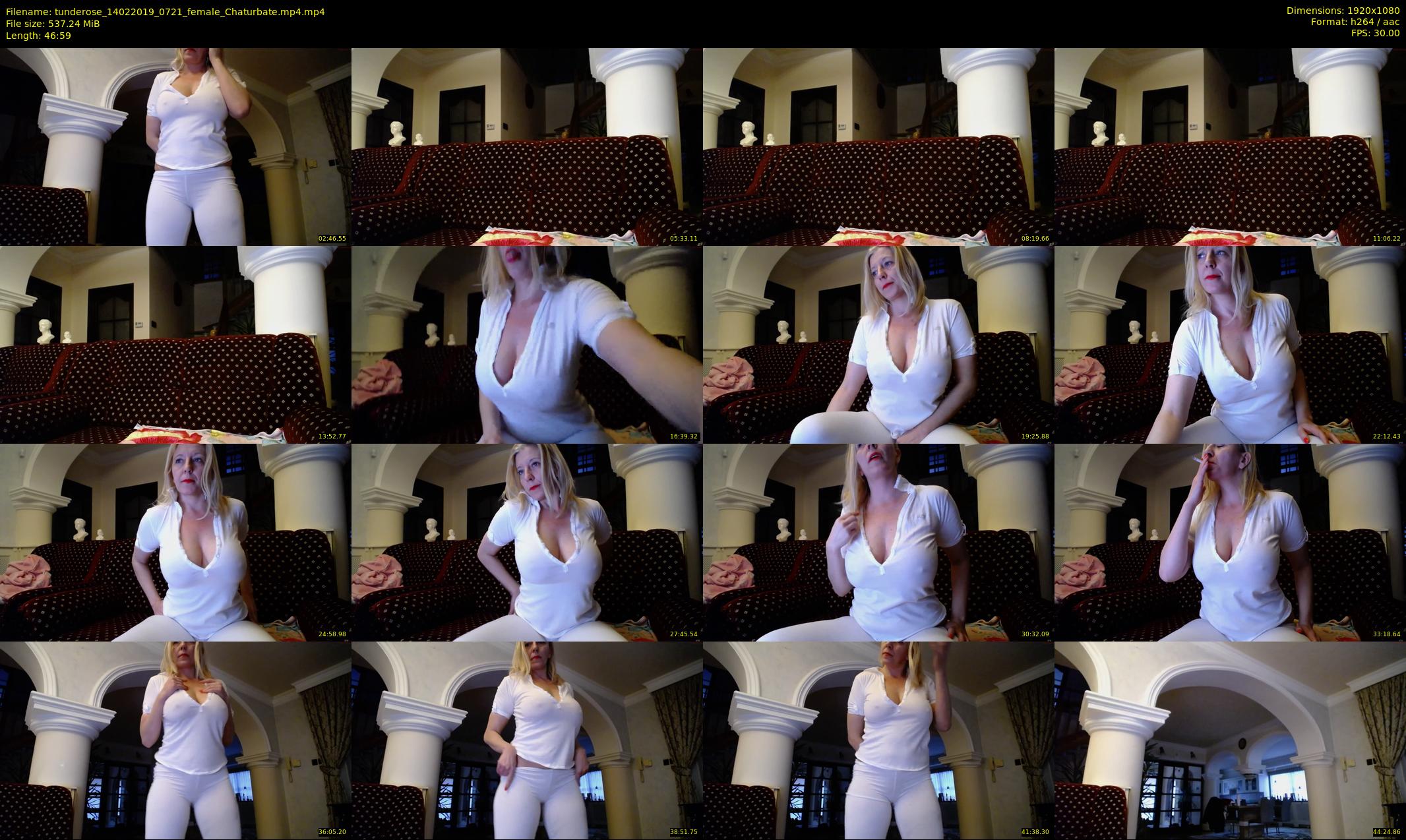 tunderose — 47 minute Chaturbate female cam show recording, 1080p, Feb 14, 2019