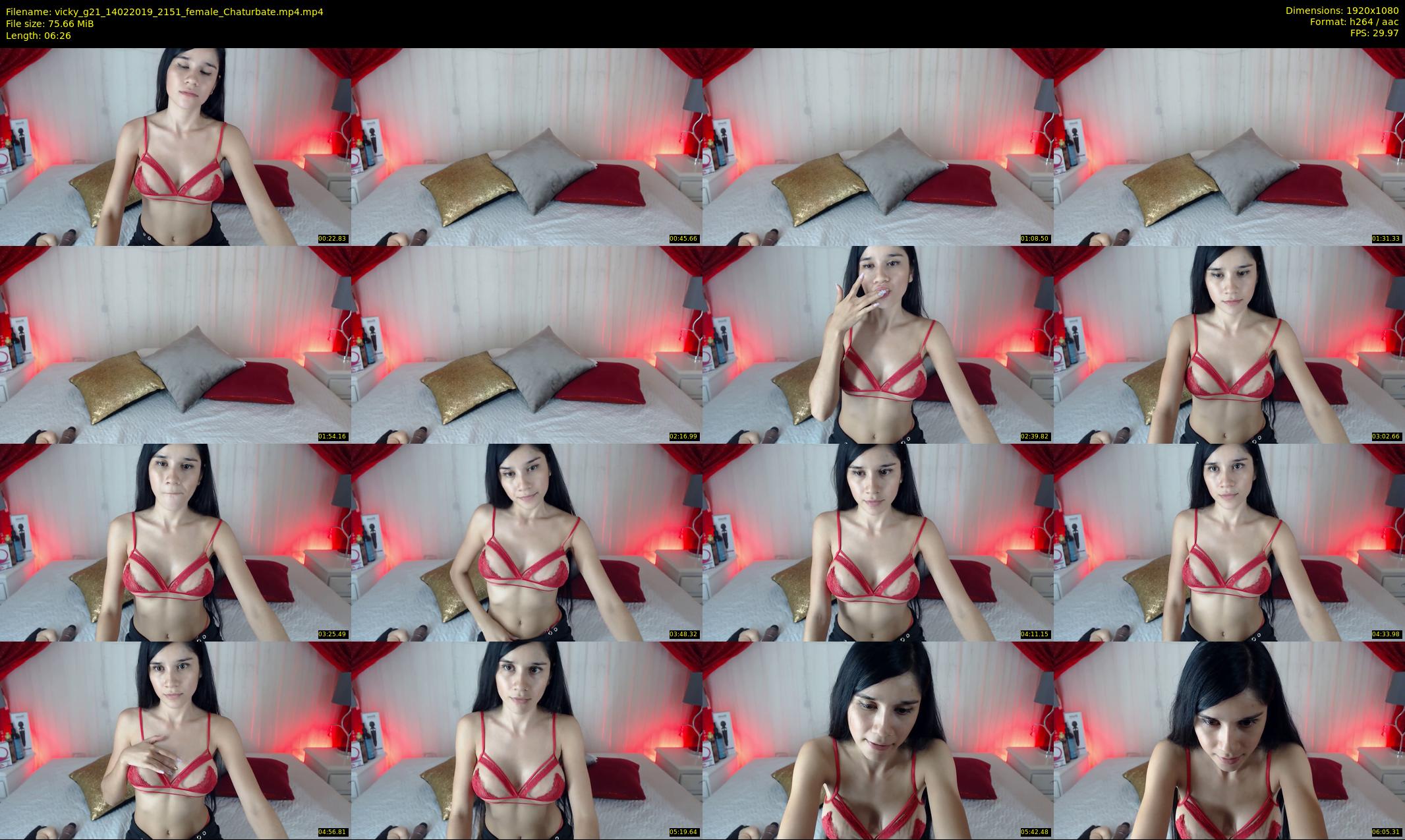 vicky_g21 — 7 minute Chaturbate female cam show recording, 1080p, Feb 14, 2019