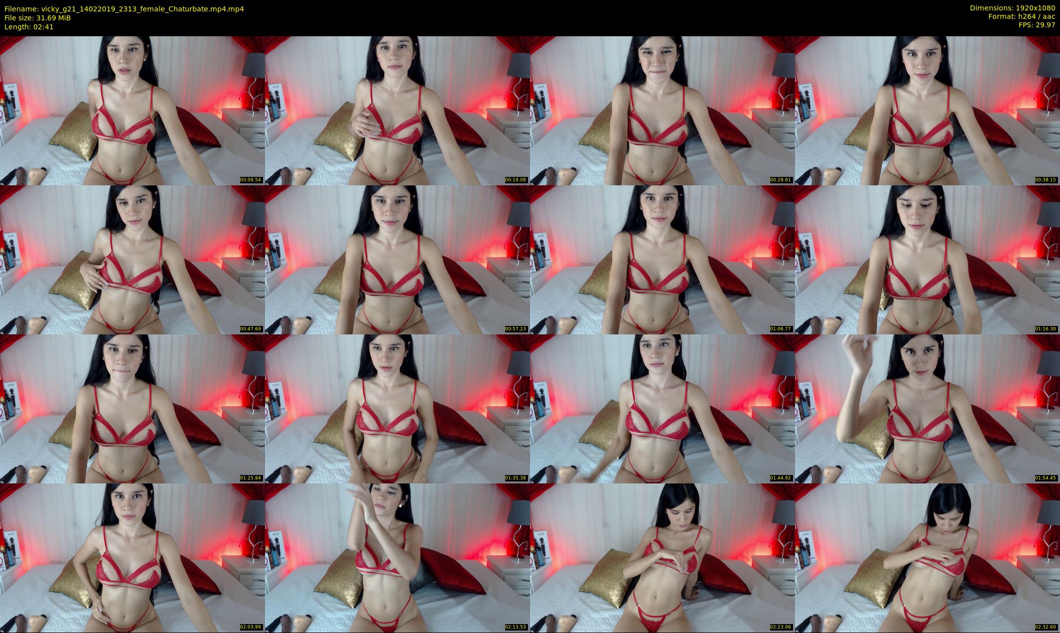 vicky_g21 — 3 minute Chaturbate female cam show recording, 1080p, Feb 14, 2019