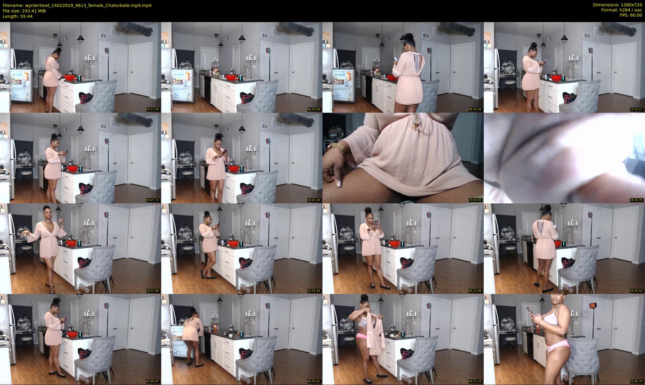 wynterheat — 56 minute Chaturbate female cam show recording, 720p, Feb 14, 2019