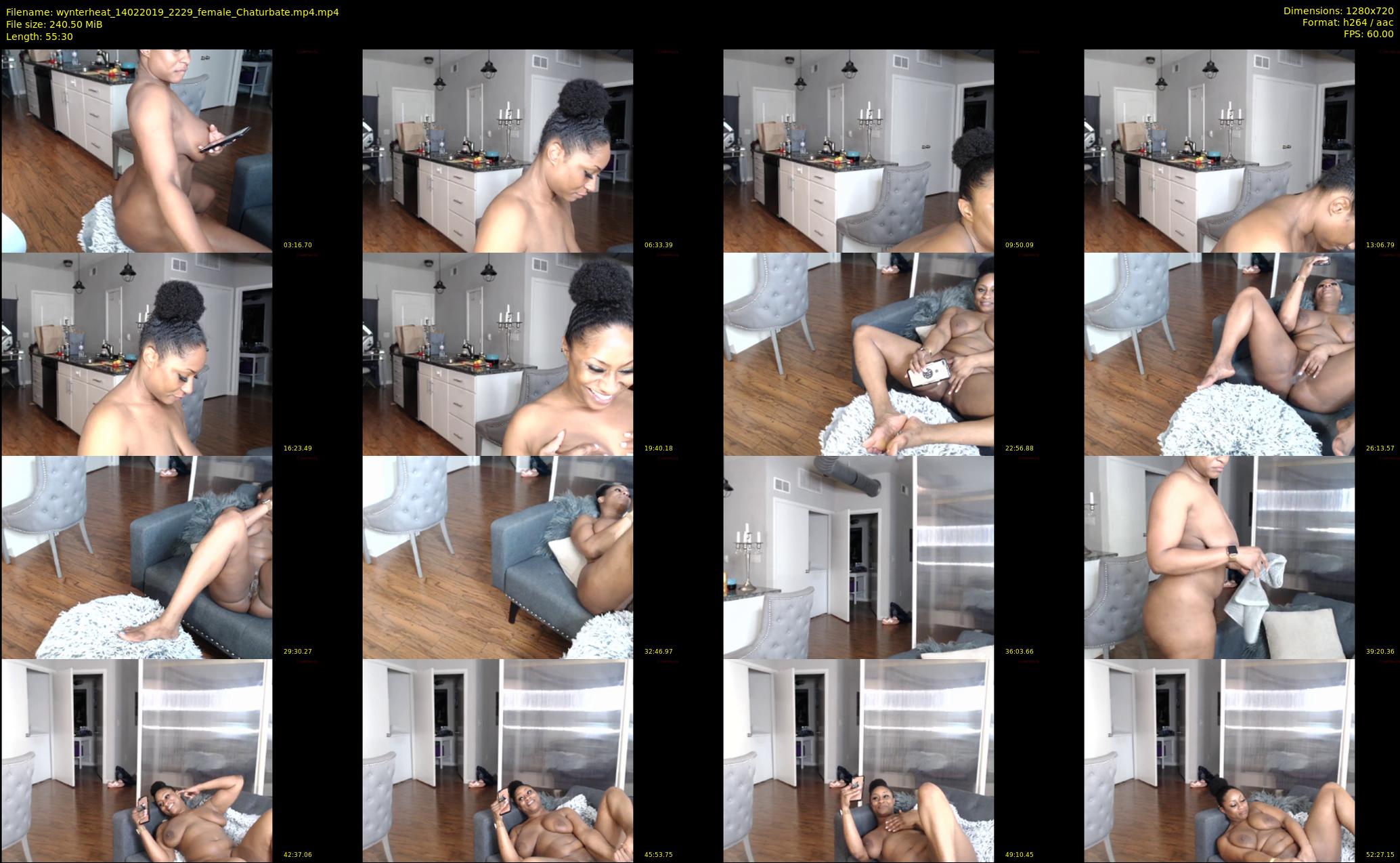wynterheat — 56 minute Chaturbate female cam show recording, 720p, Feb 14, 2019