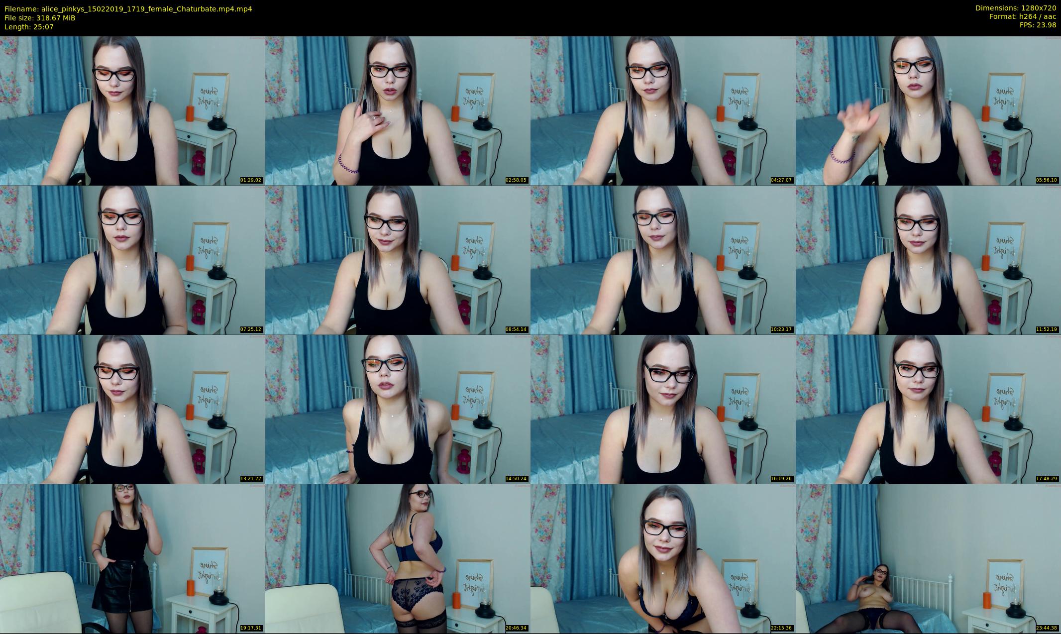 alice_pinkys — 26 minute Chaturbate female cam show recording, 720p, Feb 15, 2019