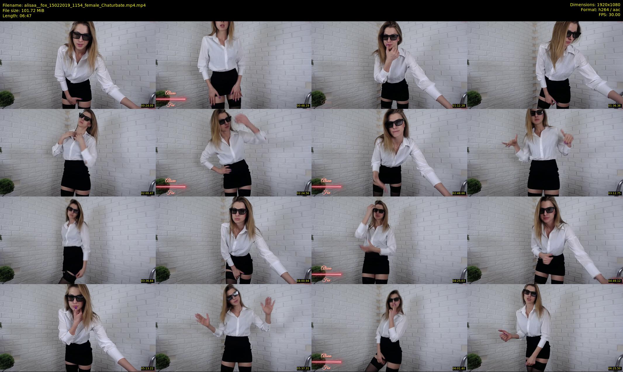 alisaa__fox — 7 minute Chaturbate female cam show recording, 1080p, Feb 15, 2019