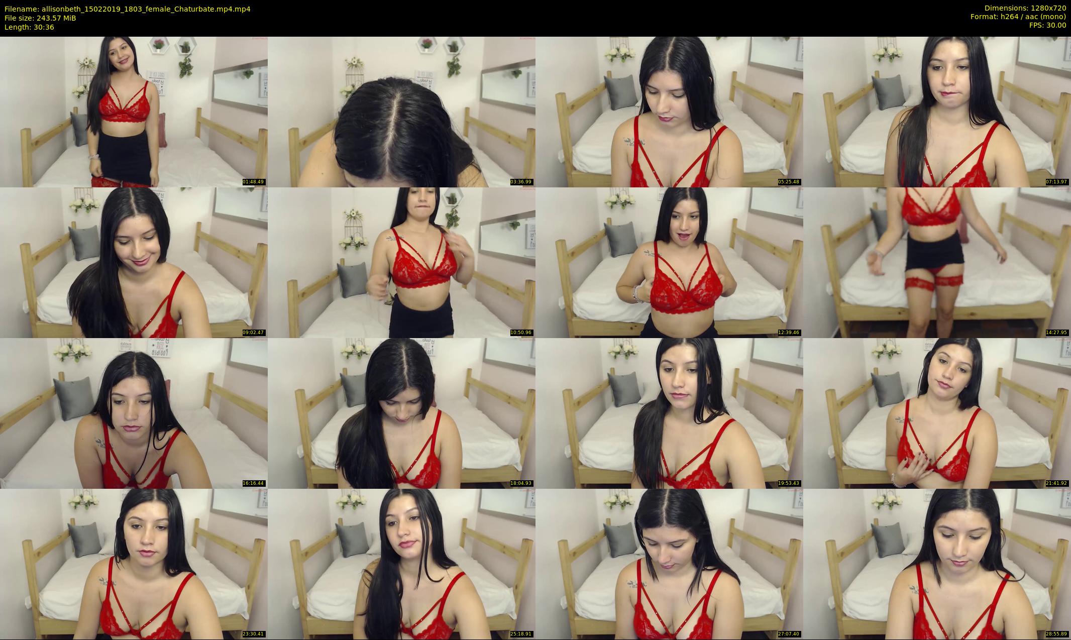 allisonbeth — 31 minute Chaturbate female cam show recording, 720p, Feb 15, 2019