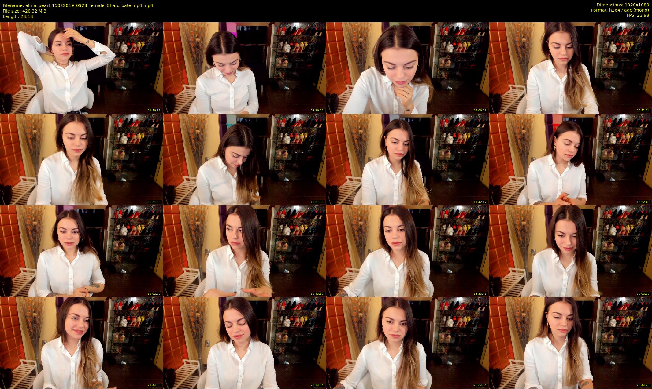 alma_pearl — 29 minute Chaturbate female cam show recording, 1080p, Feb 15, 2019