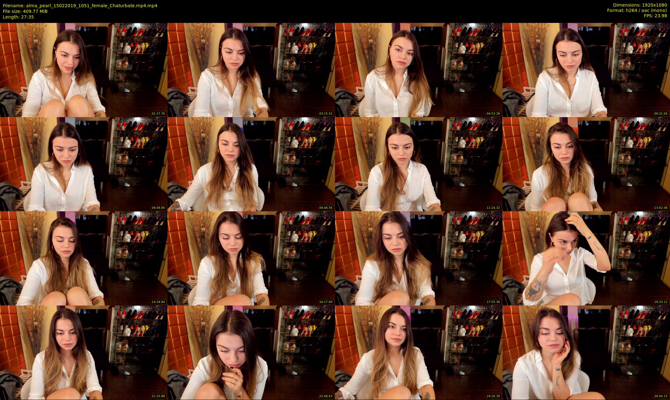 alma_pearl — 28 minute Chaturbate female cam show recording, 1080p, Feb 15, 2019