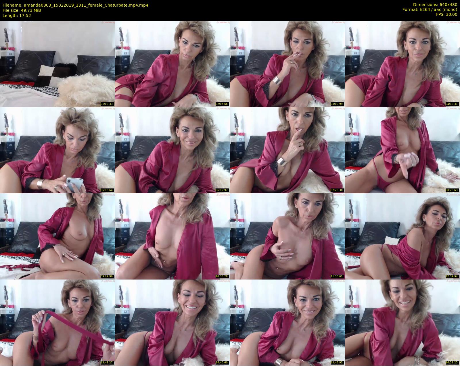 amanda0803 — 18 minute Chaturbate female cam show recording, 480p, Feb 15, 2019
