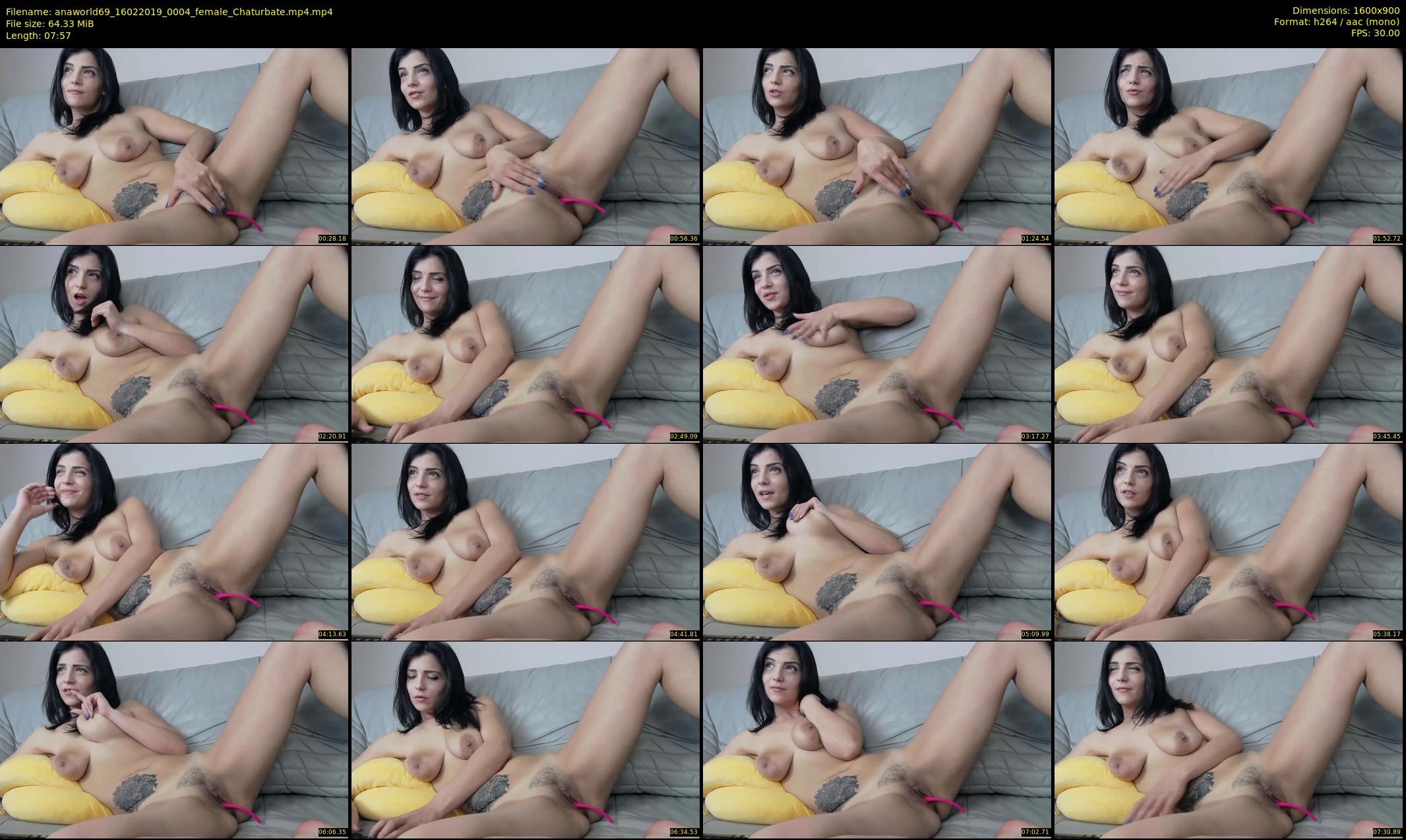 anaworld69 — 8 minute Chaturbate female cam show recording, 720p, Feb 16, 2019