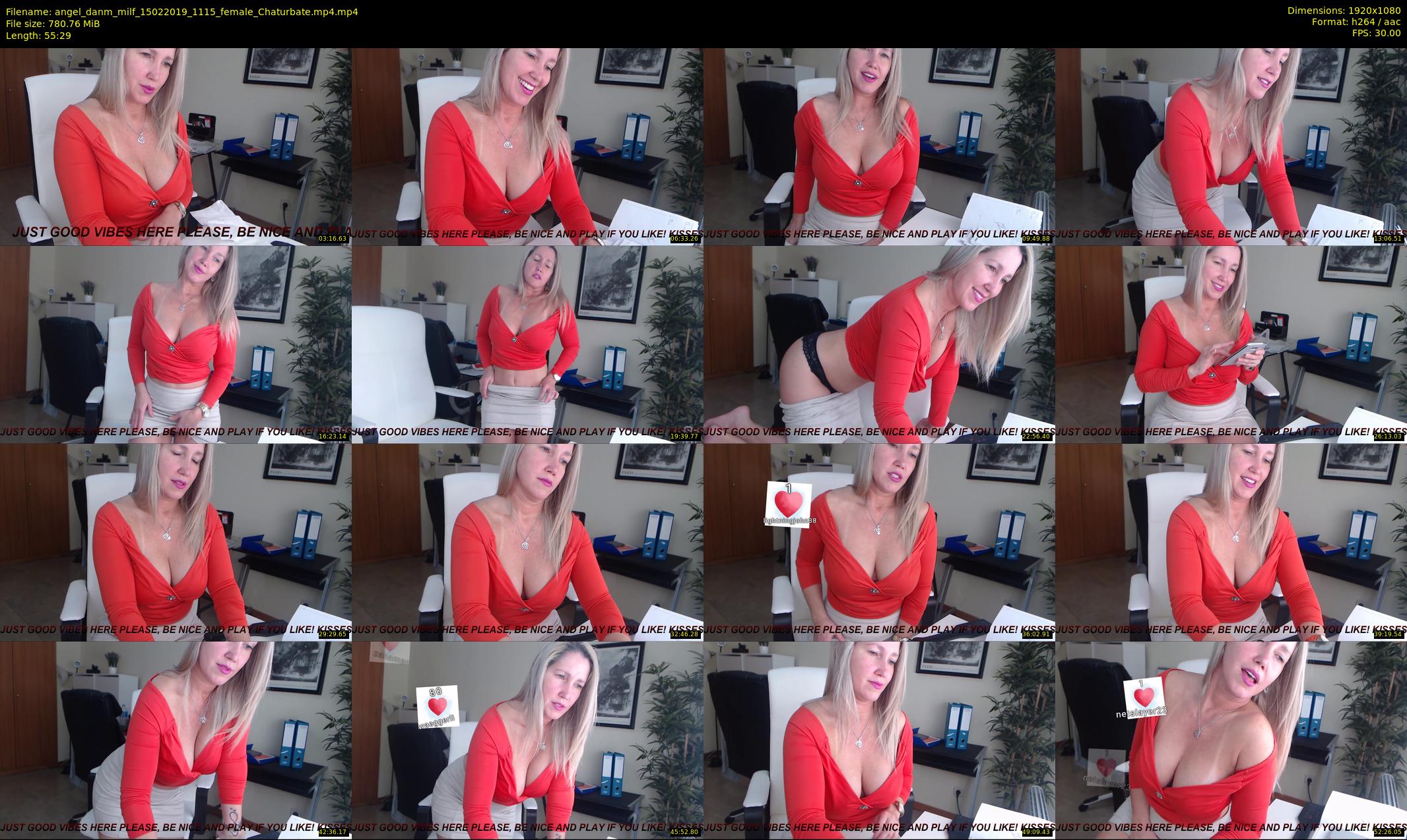 angel_danm_milf — 56 minute Chaturbate female cam show recording, 1080p, Feb 15, 2019