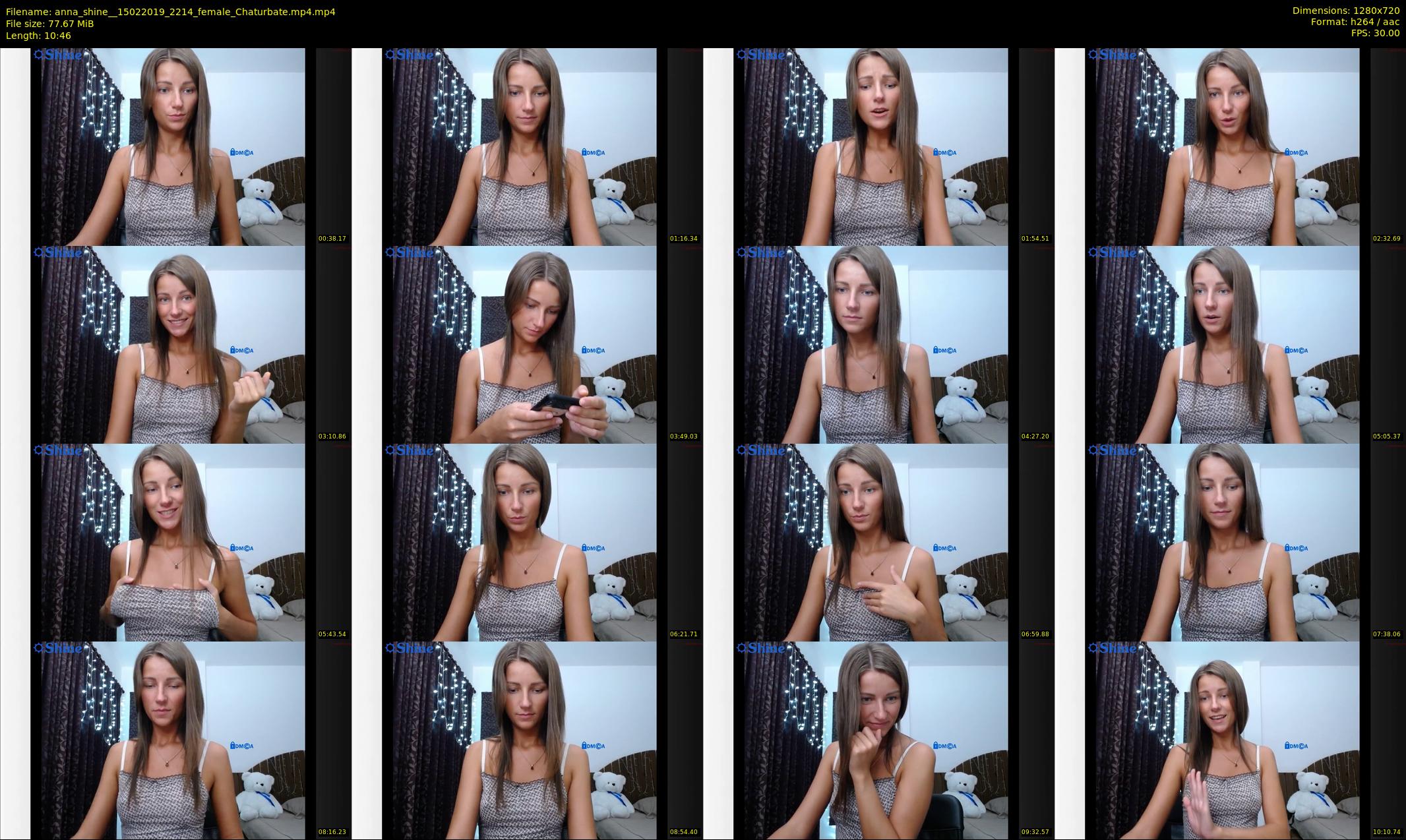 anna_shine_ — 11 minute Chaturbate female cam show recording, 720p, Feb 15, 2019