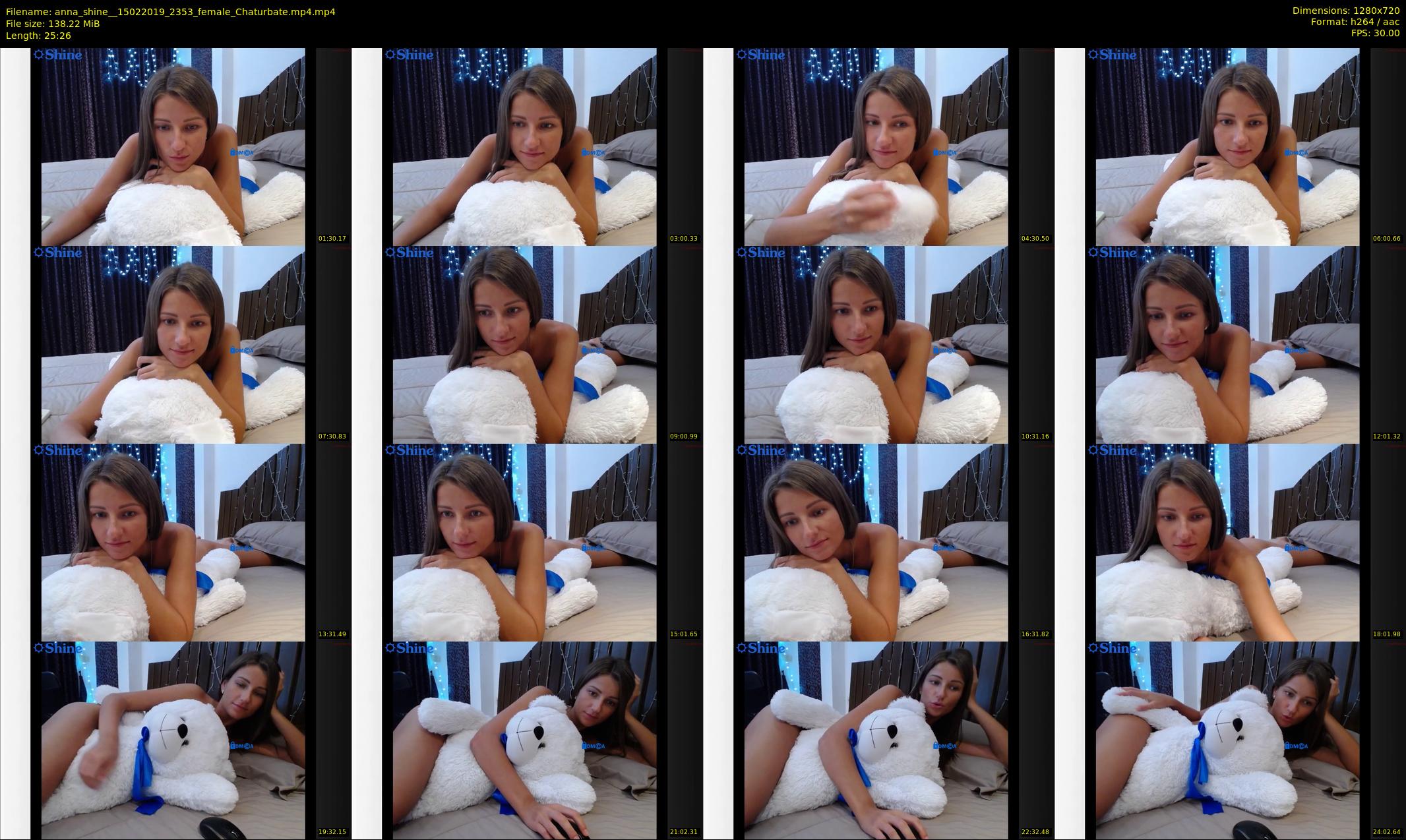 anna_shine_ — 26 minute Chaturbate female cam show recording, 720p, Feb 15, 2019
