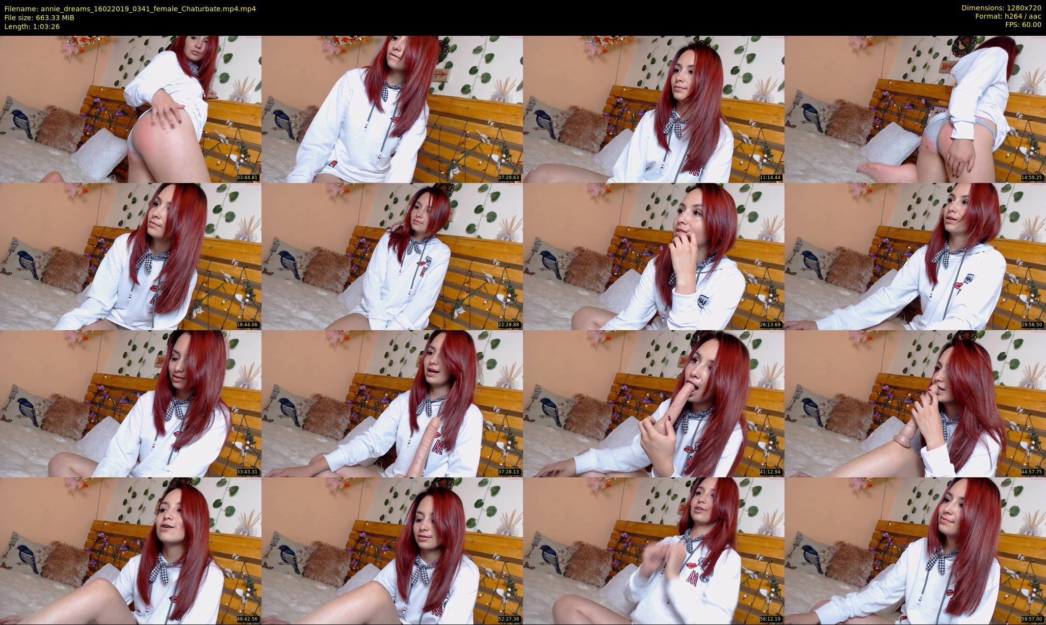 annie_dreams — 64 minute Chaturbate female cam show recording, 720p, Feb 16, 2019