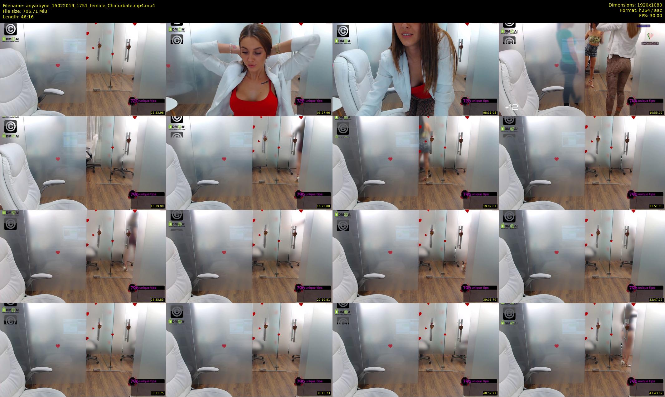 anyarayne — 47 minute Chaturbate female cam show recording, 1080p, Feb 15, 2019
