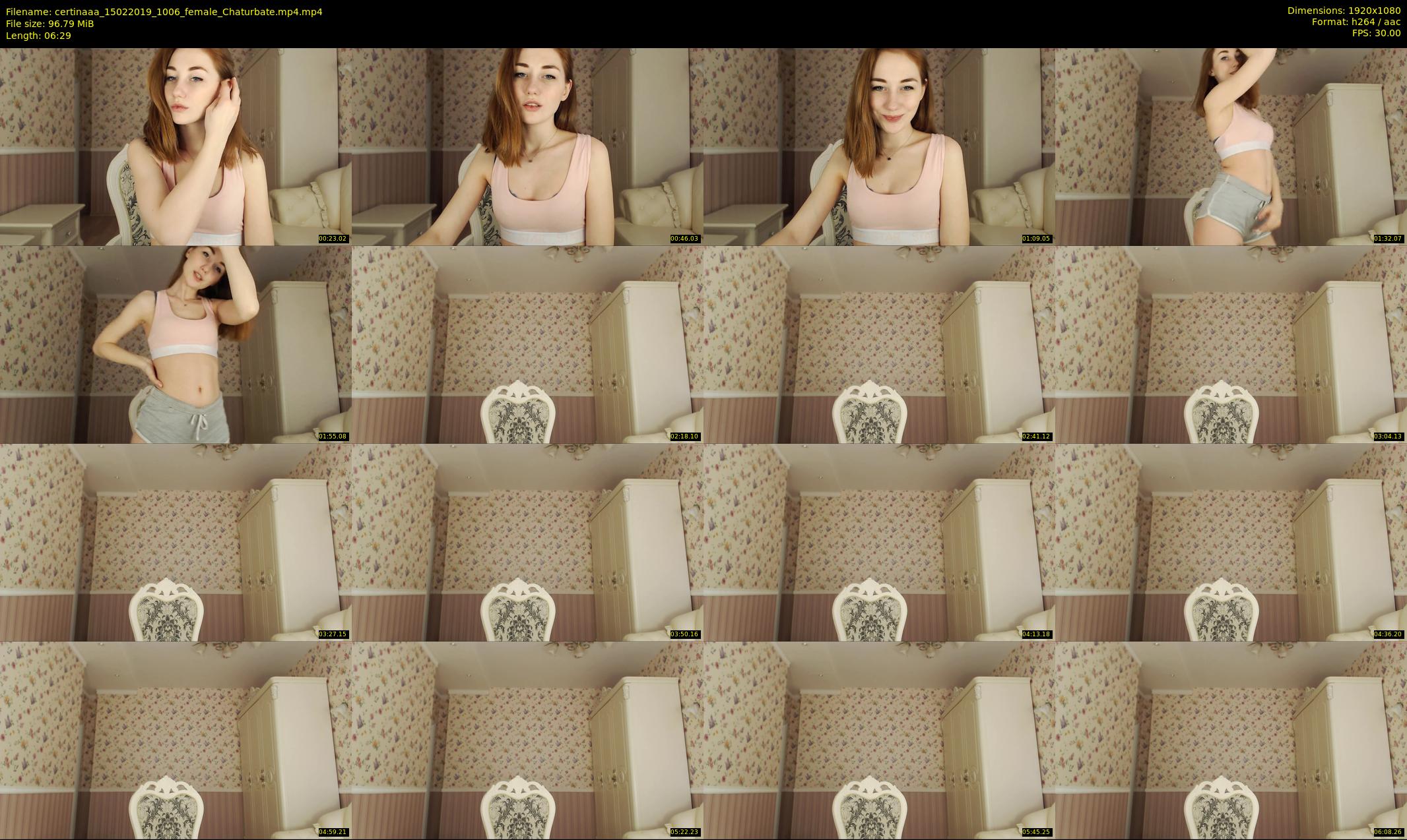 certinaaa — 7 minute Chaturbate female cam show recording, 1080p, Feb 15, 2019