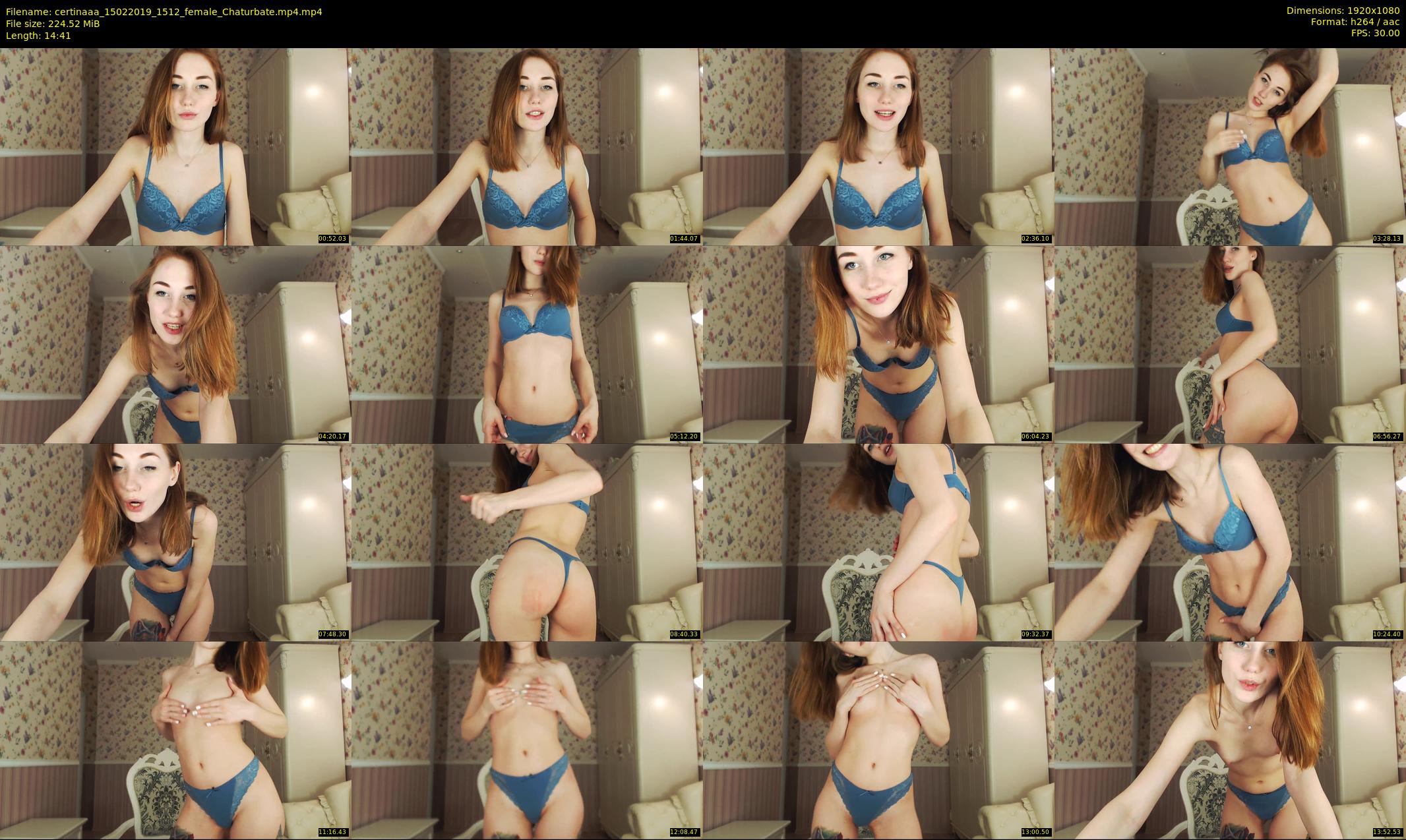 certinaaa — 15 minute Chaturbate female cam show recording, 1080p, Feb 15, 2019