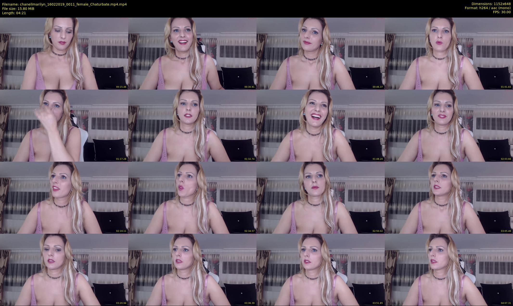 chanellmarilyn — 5 minute Chaturbate female cam show recording, 480p, Feb 16, 2019