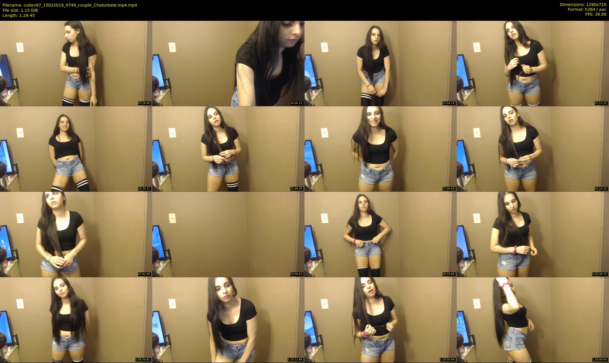 cutiev97 — 90 minute Chaturbate couple cam show recording, 720p, Feb 15, 2019