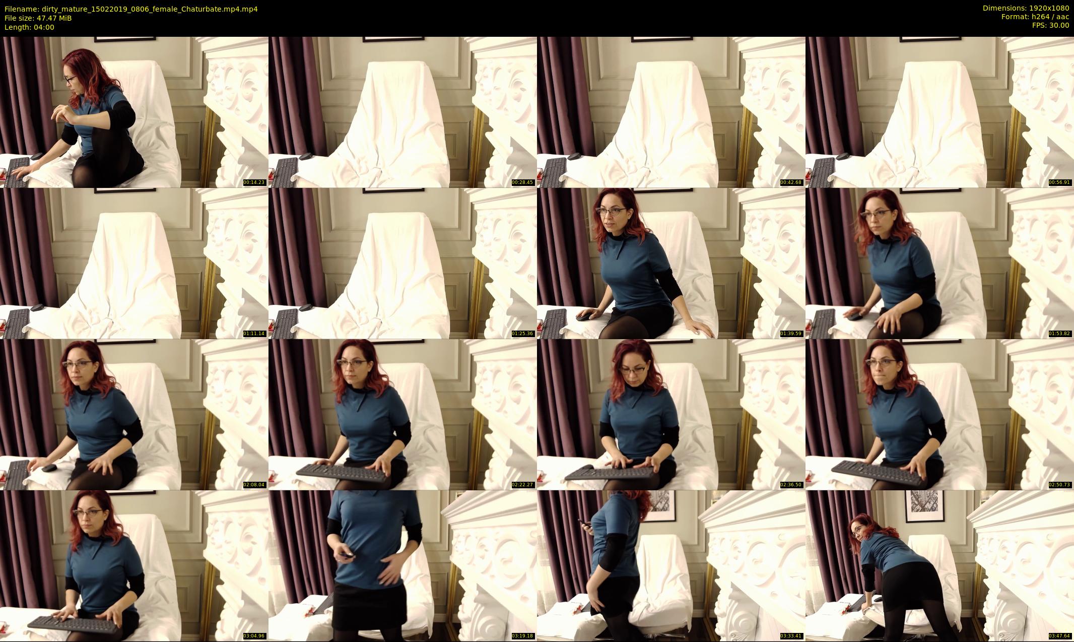 dirty_mature — 4 minute Chaturbate female cam show recording, 1080p, Feb 15, 2019