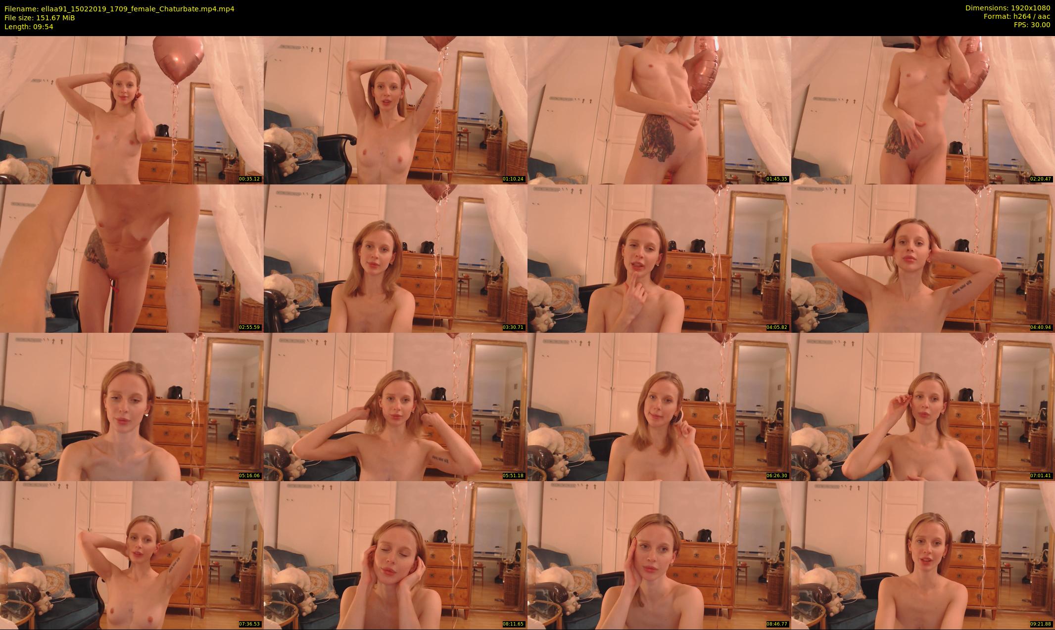 ellaa91 — 10 minute Chaturbate female cam show recording, 1080p, Feb 15, 2019
