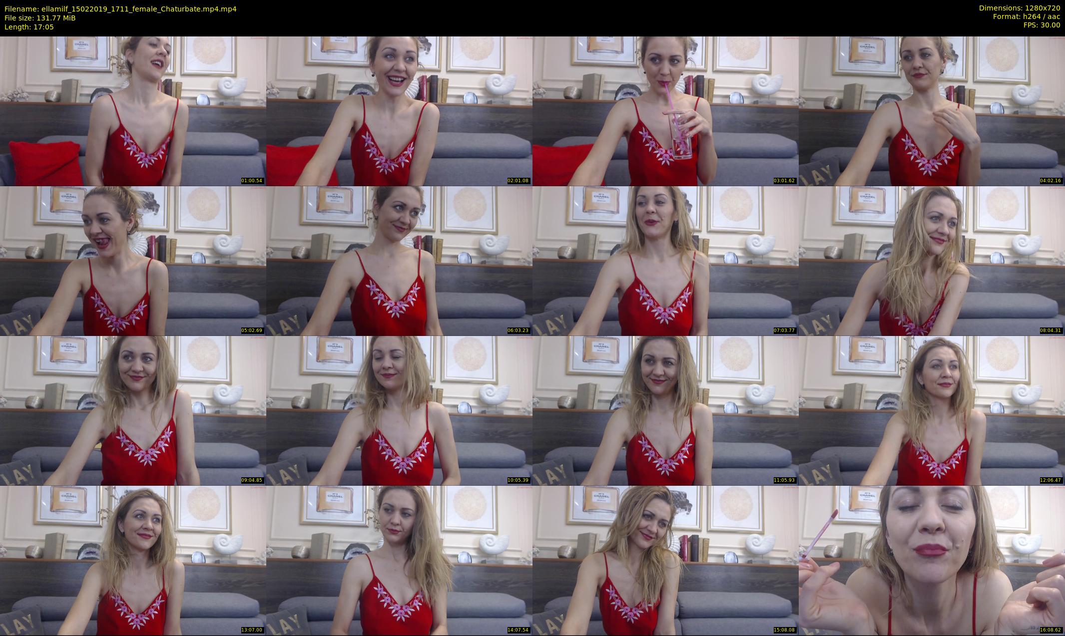 ellamilf — 18 minute Chaturbate female cam show recording, 720p, Feb 15, 2019