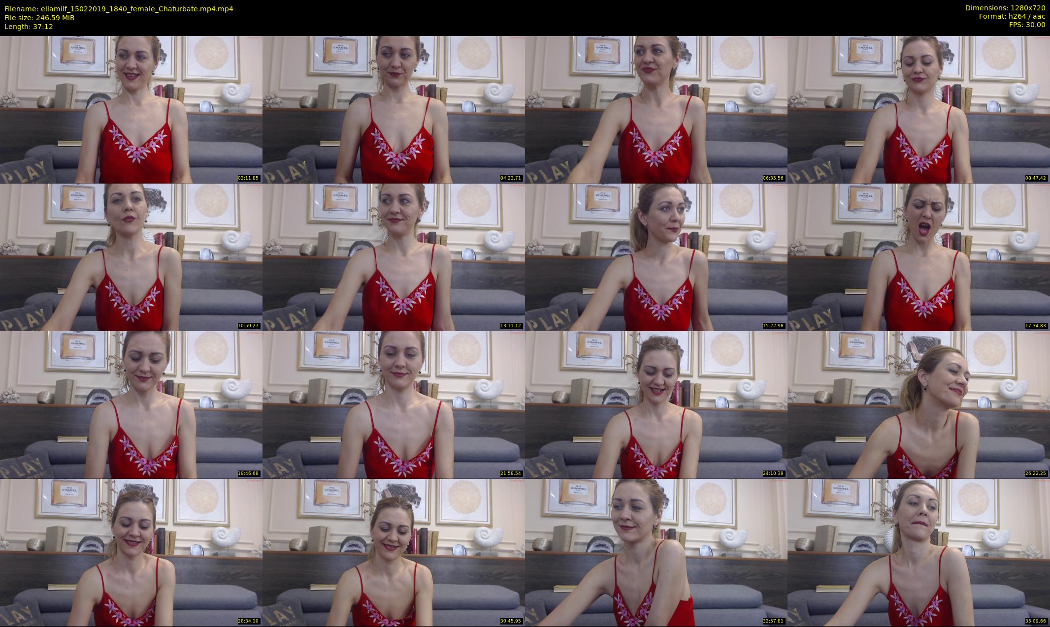 ellamilf — 38 minute Chaturbate female cam show recording, 720p, Feb 15, 2019