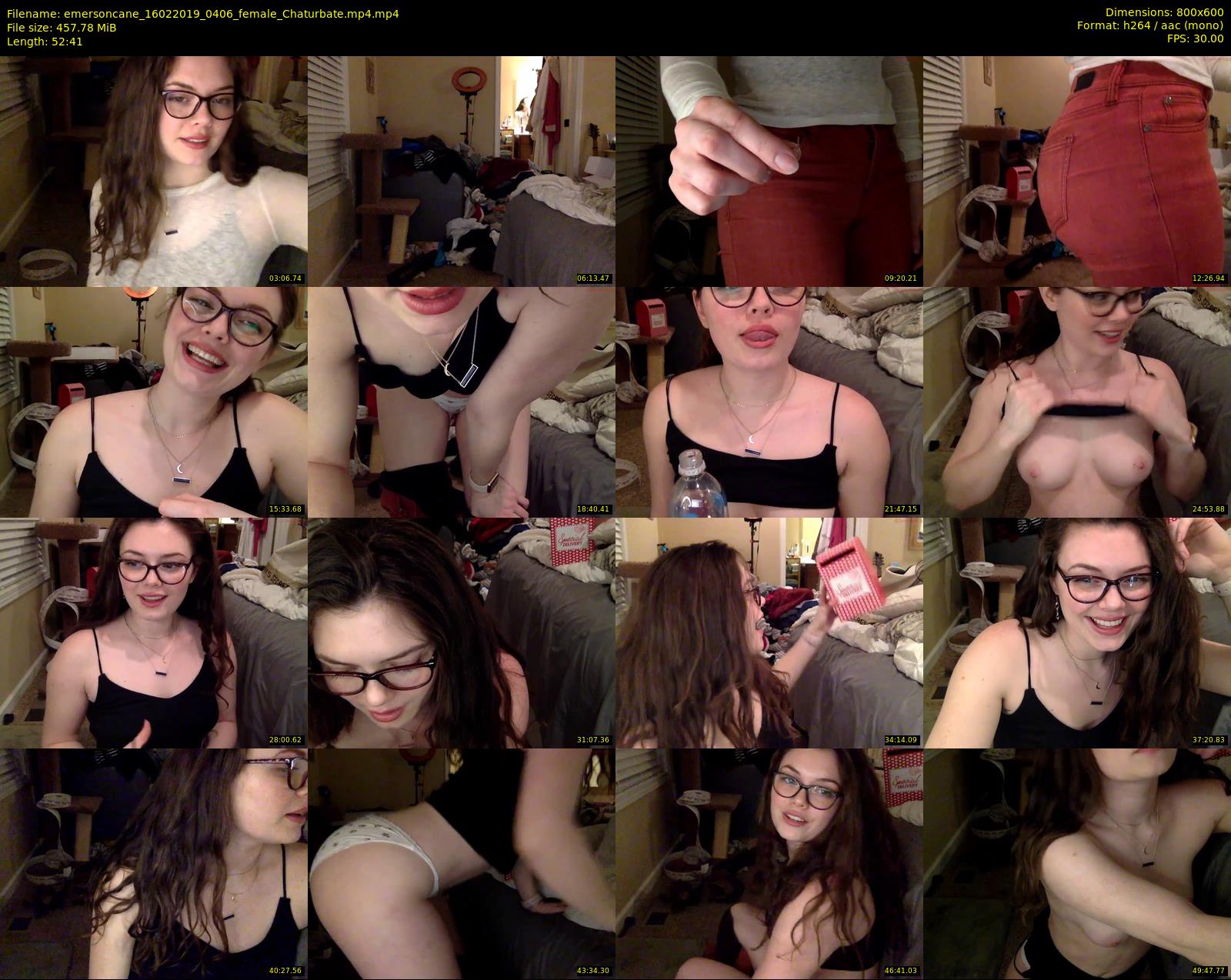 emersoncane — 53 minute Chaturbate female cam show recording, 480p, Feb 16, 2019