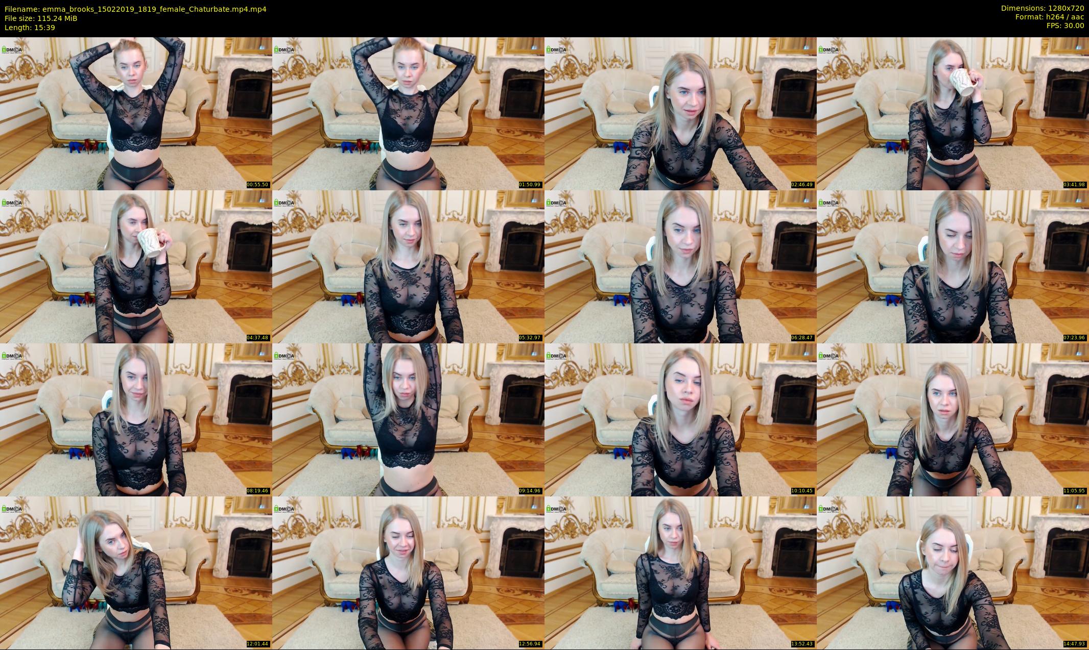 emma_brooks — 16 minute Chaturbate female cam show recording, 720p, Feb 15, 2019