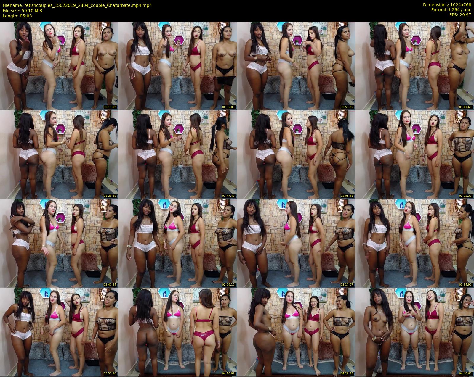 fetishcouples — 6 minute Chaturbate couple cam show recording, 720p, Feb 15, 2019