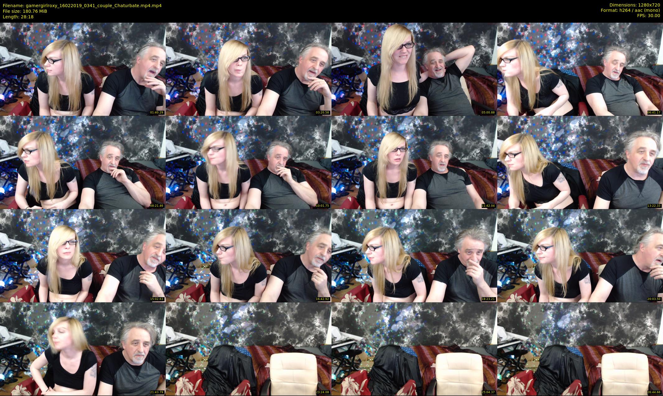 gamergirlroxy — 29 minute Chaturbate couple cam show recording, 720p, Feb 16, 2019