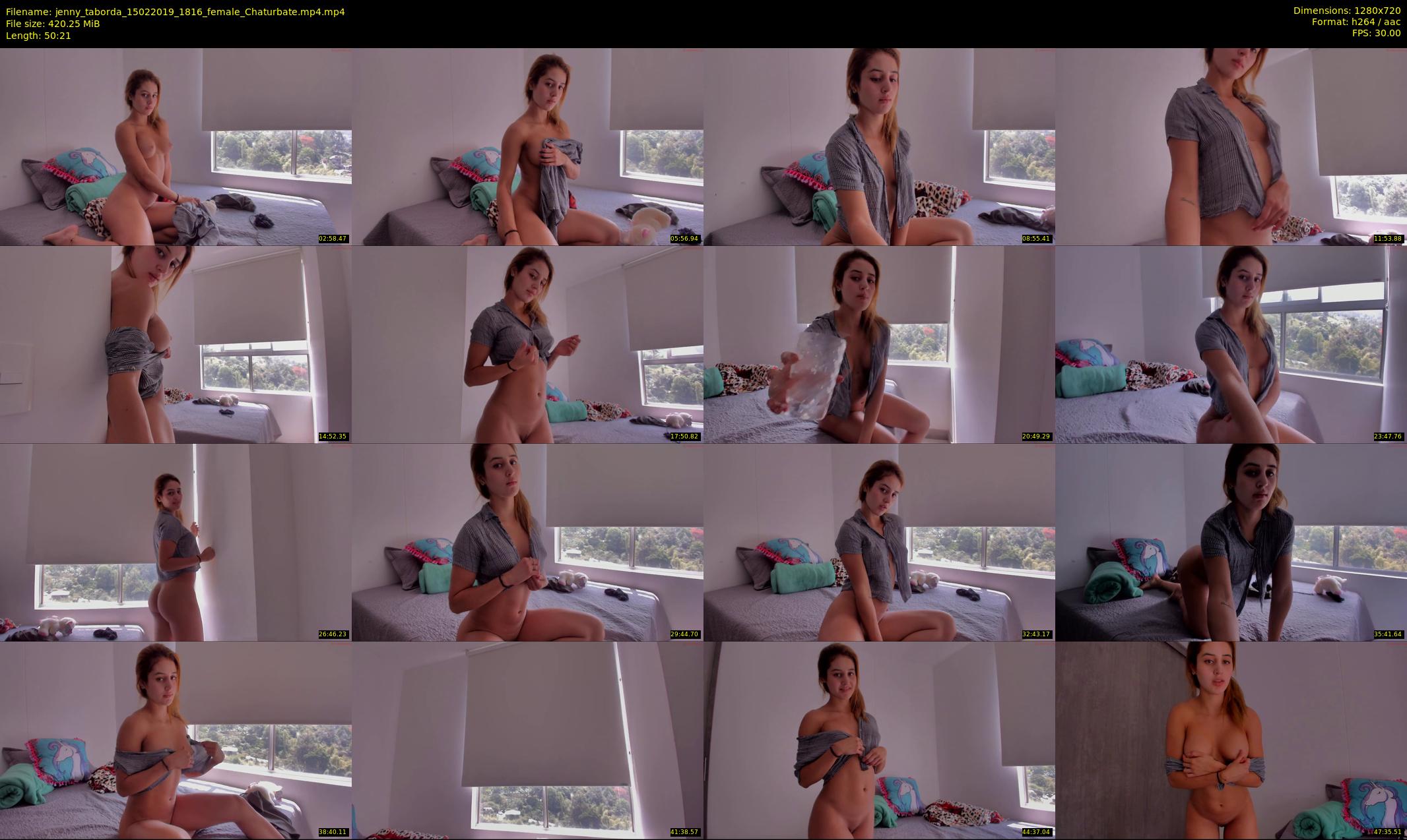 jenny_taborda — 51 minute Chaturbate female cam show recording, 720p, Feb 15, 2019