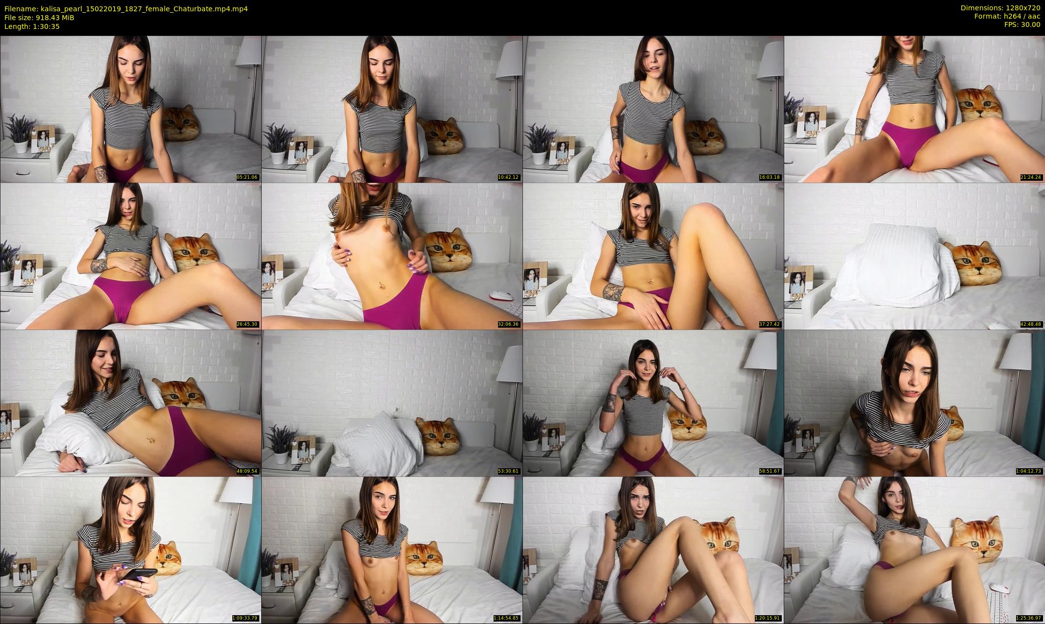 kalisa_pearl — 91 minute Chaturbate female cam show recording, 720p, Feb 15, 2019