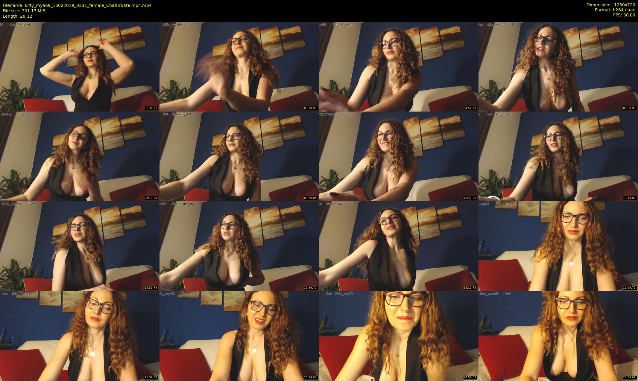 kitty_mya69 — 29 minute Chaturbate female cam show recording, 720p, Feb 16, 2019