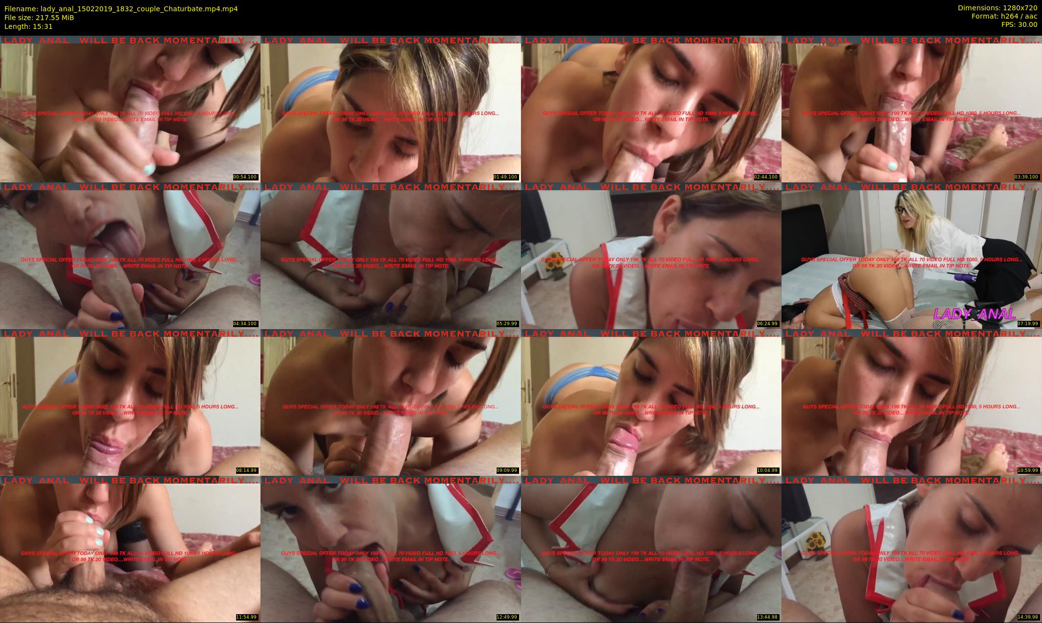 lady_anal — 16 minute Chaturbate female cam show recording, 720p, Feb 15, 2019