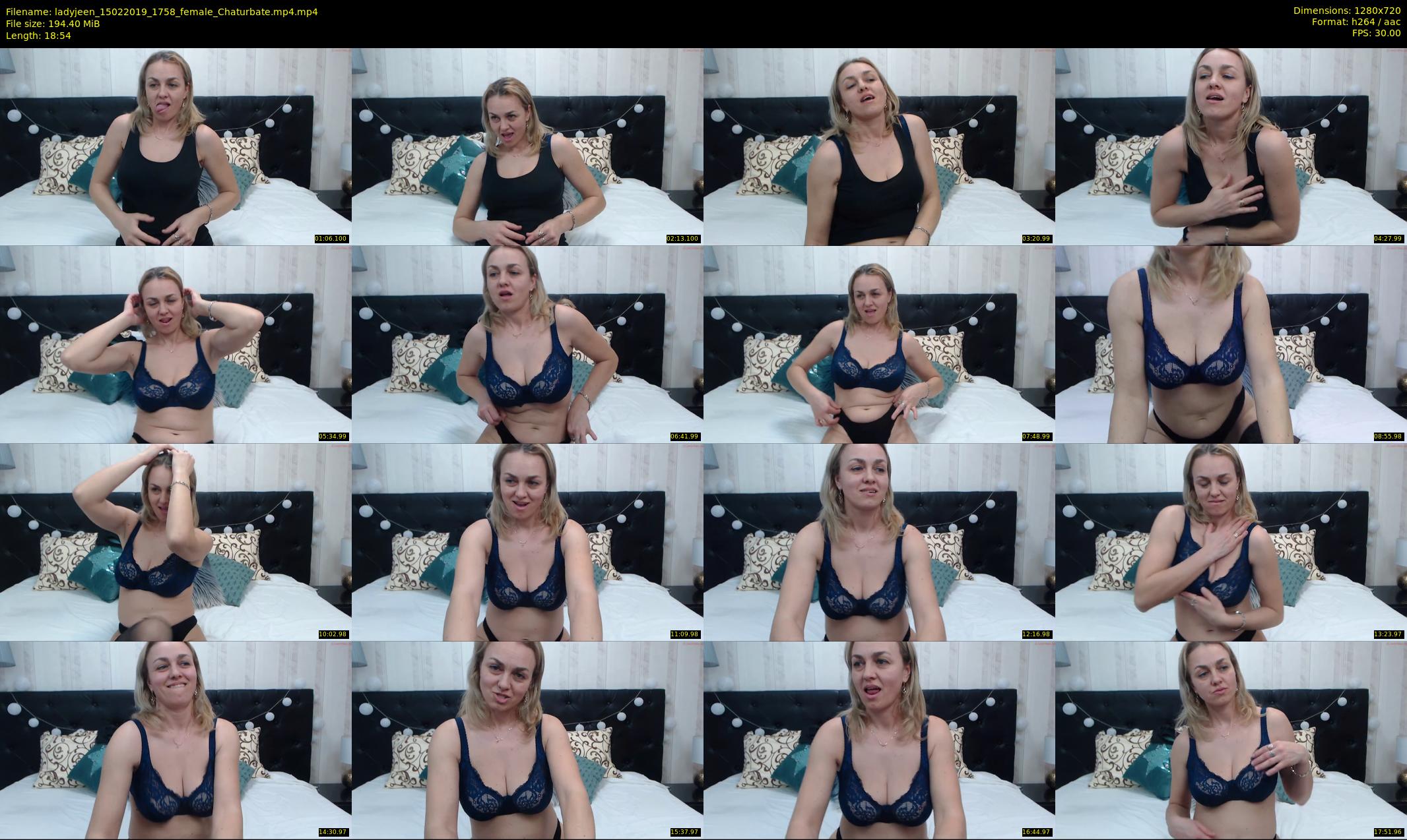 ladyjeen — 19 minute Chaturbate female cam show recording, 720p, Feb 15, 2019