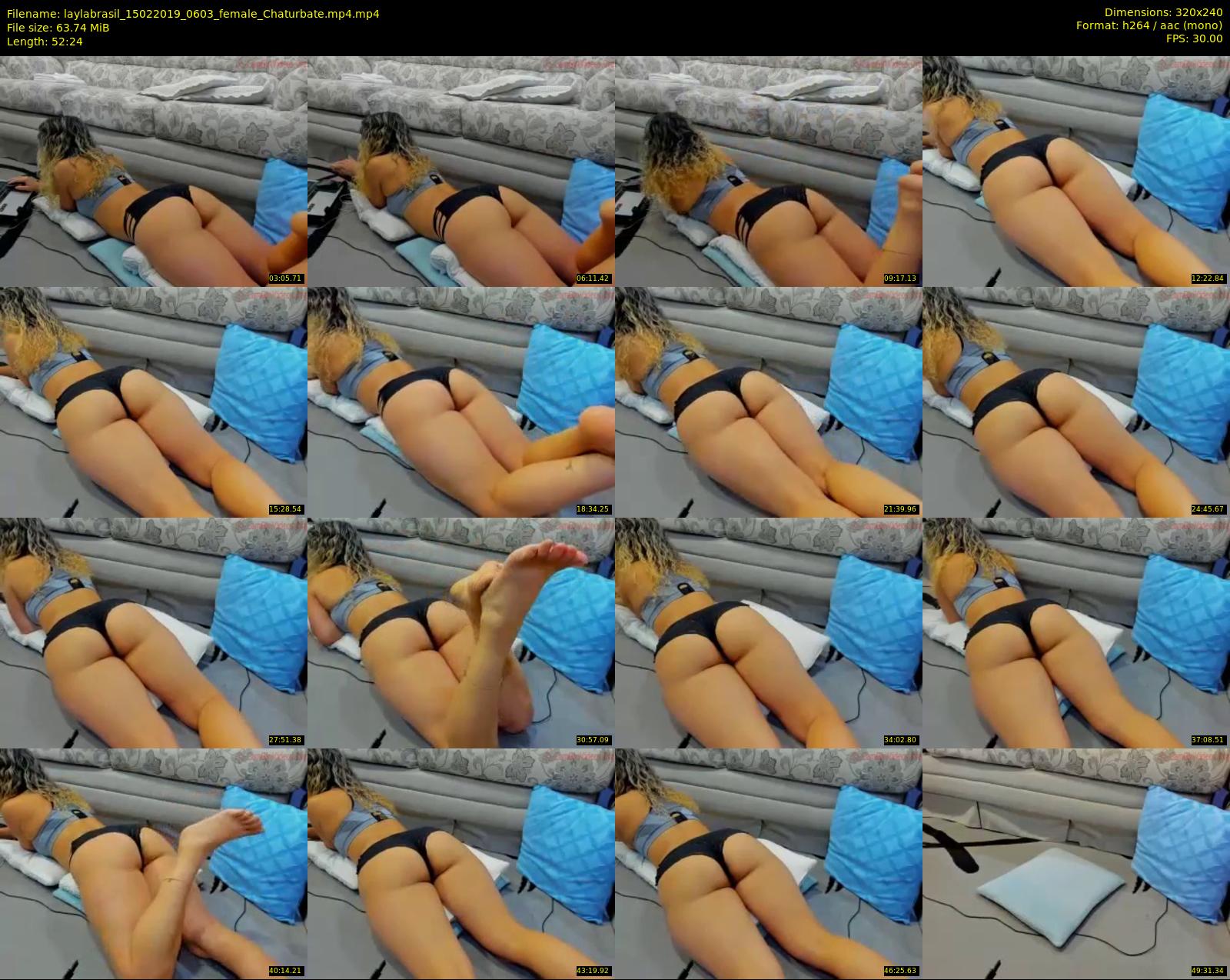 laylabrasil — 53 minute Chaturbate female cam show recording, SD, Feb 15, 2019