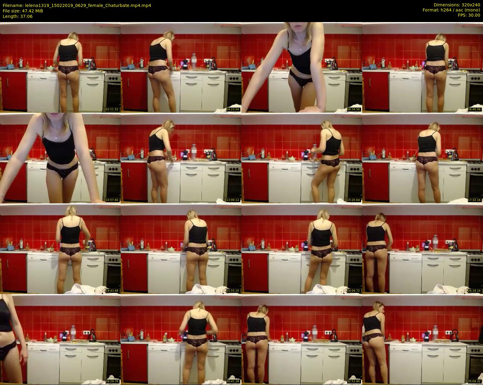 lelena1319 — 38 minute Chaturbate female cam show recording, SD, Feb 15, 2019