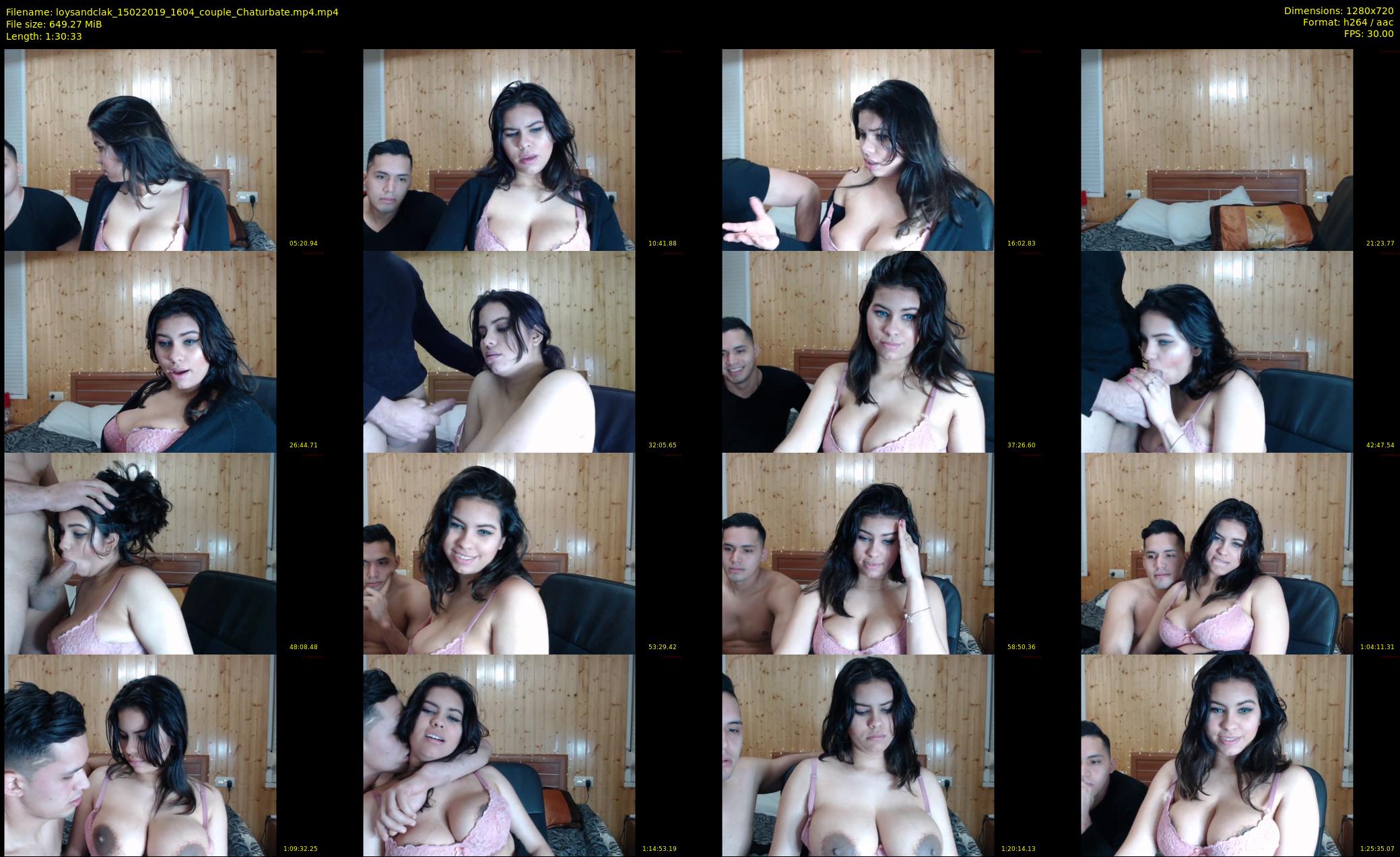 loysandclak — 91 minute Chaturbate couple cam show recording, 720p, Feb 15, 2019