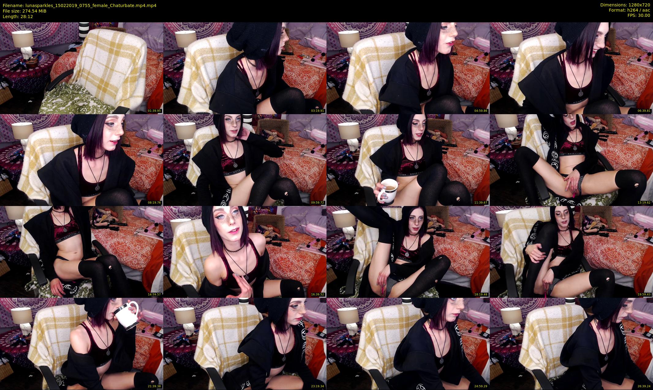 lunasparkles — 29 minute Chaturbate female cam show recording, 720p, Feb 15, 2019