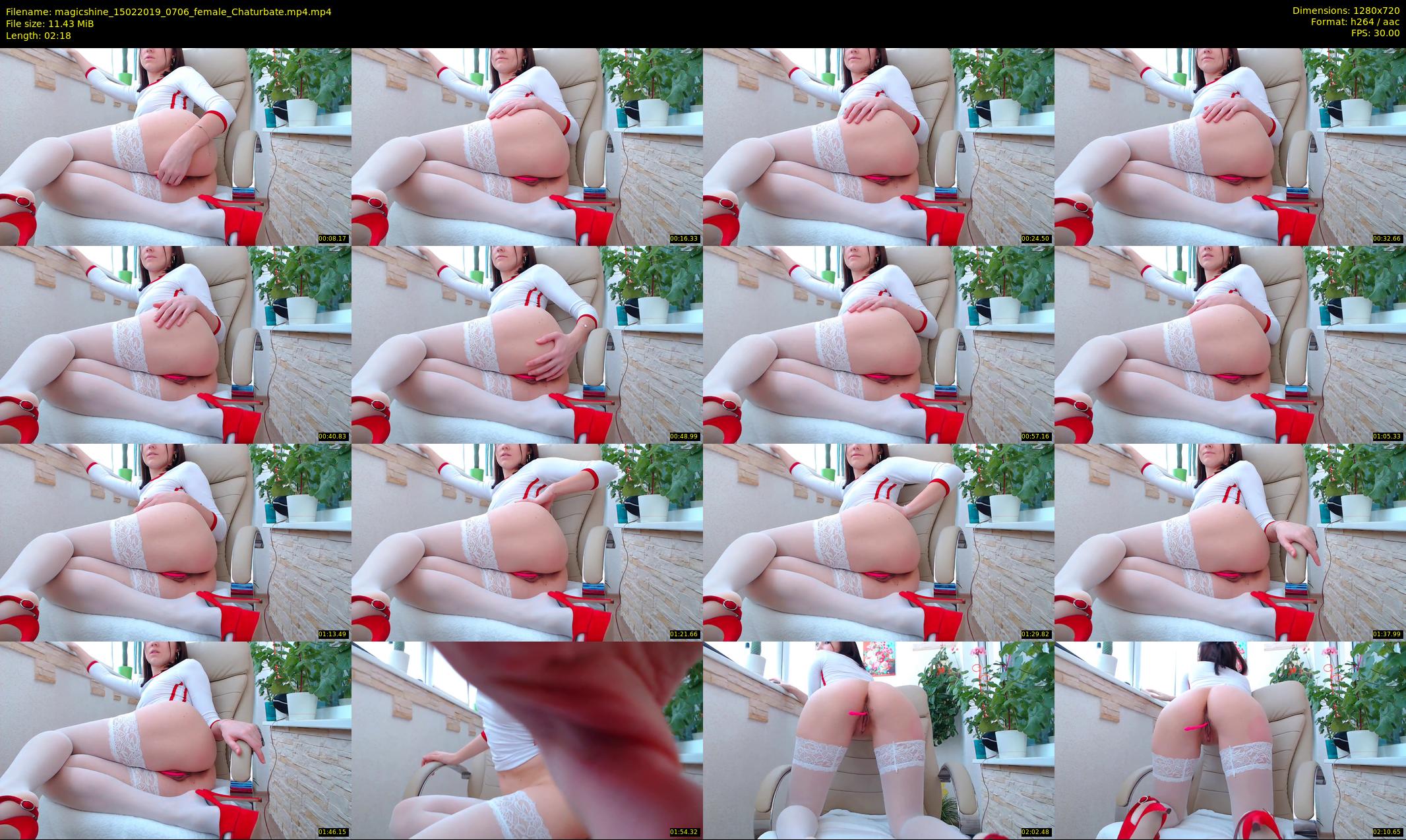 magicshine — 3 minute Chaturbate female cam show recording, 720p, Feb 15, 2019