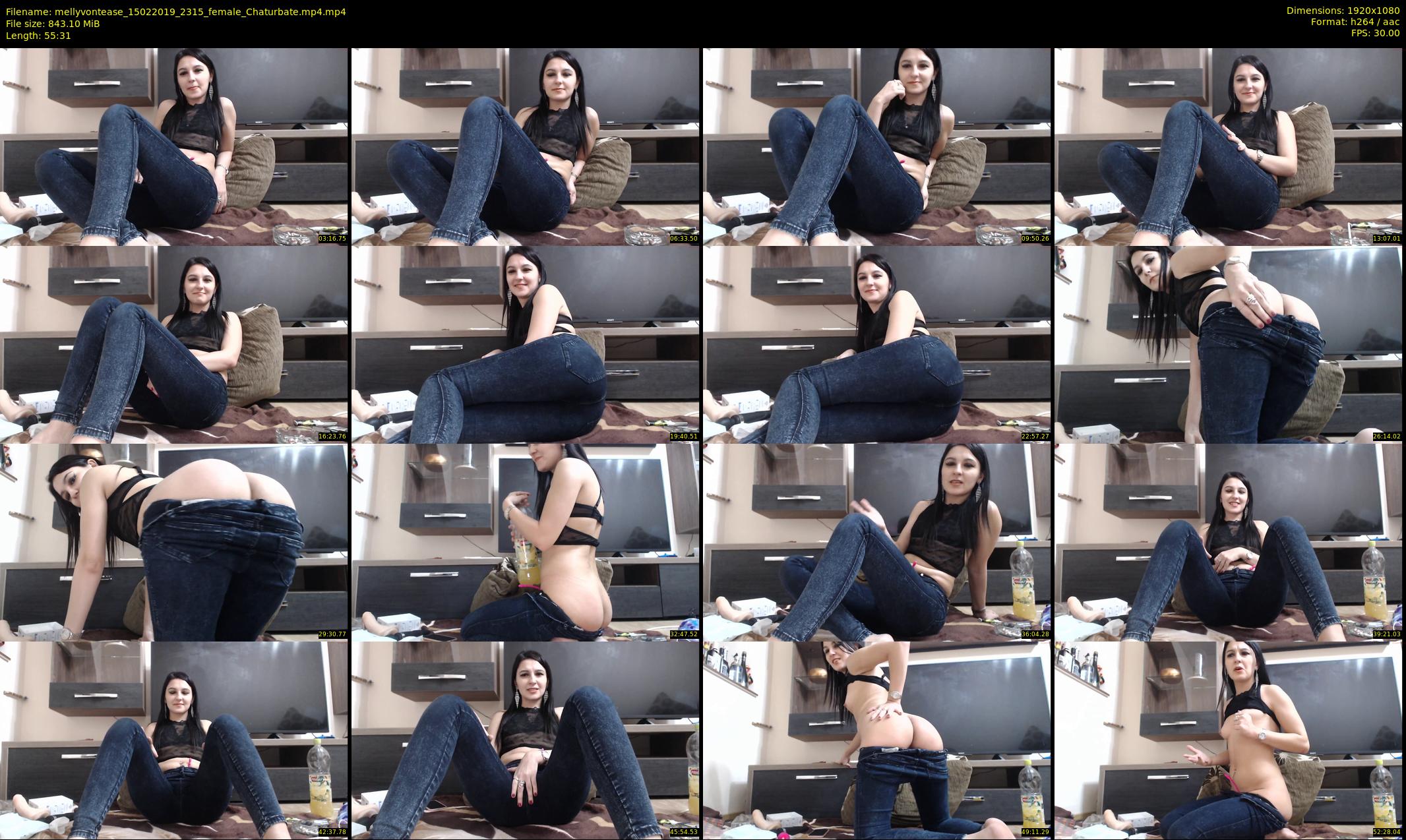 mellyvontease — 56 minute Chaturbate female cam show recording, 1080p, Feb 15, 2019